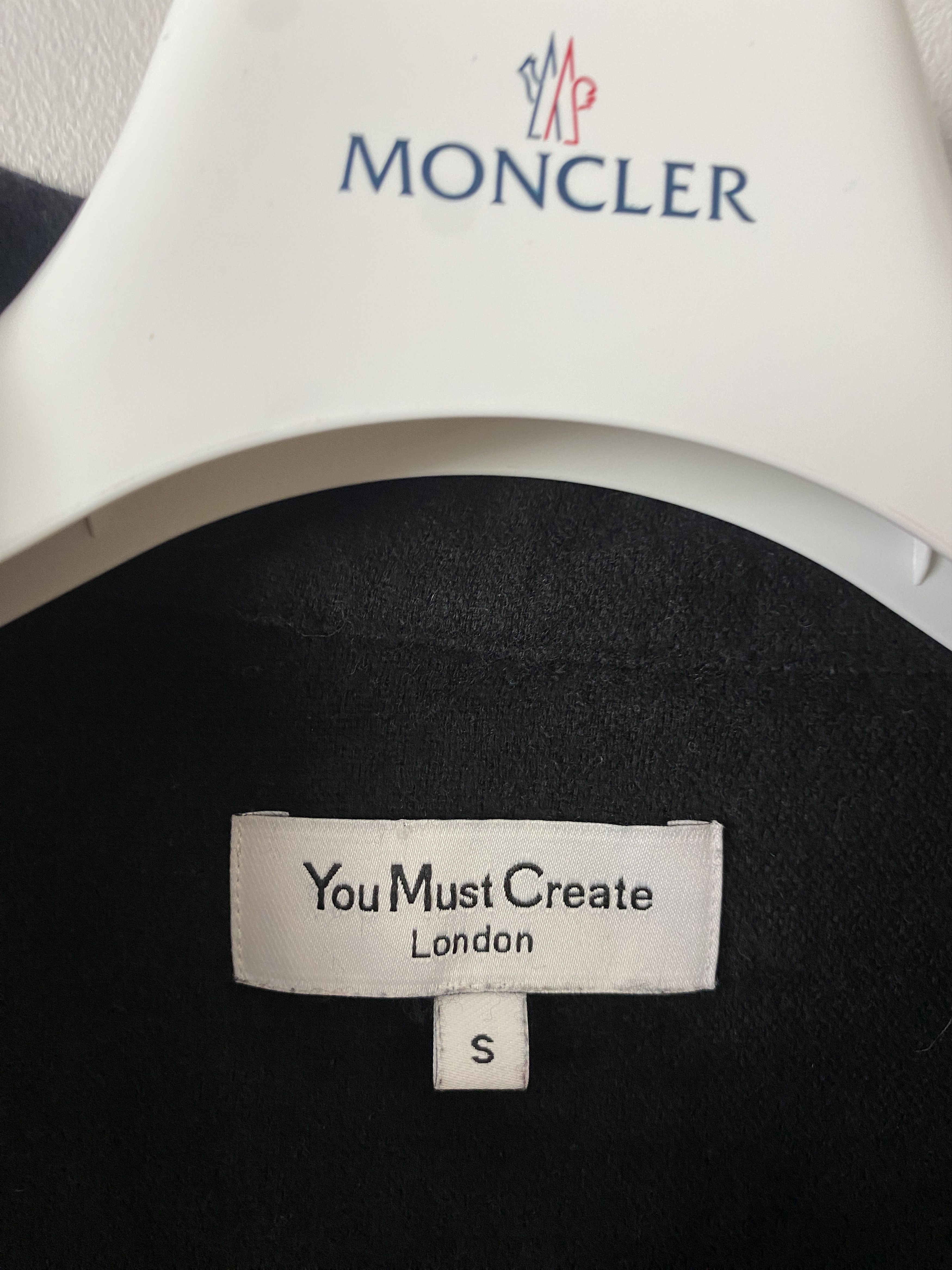 YMC You Must create cotton wool zip-up jacket overshirt