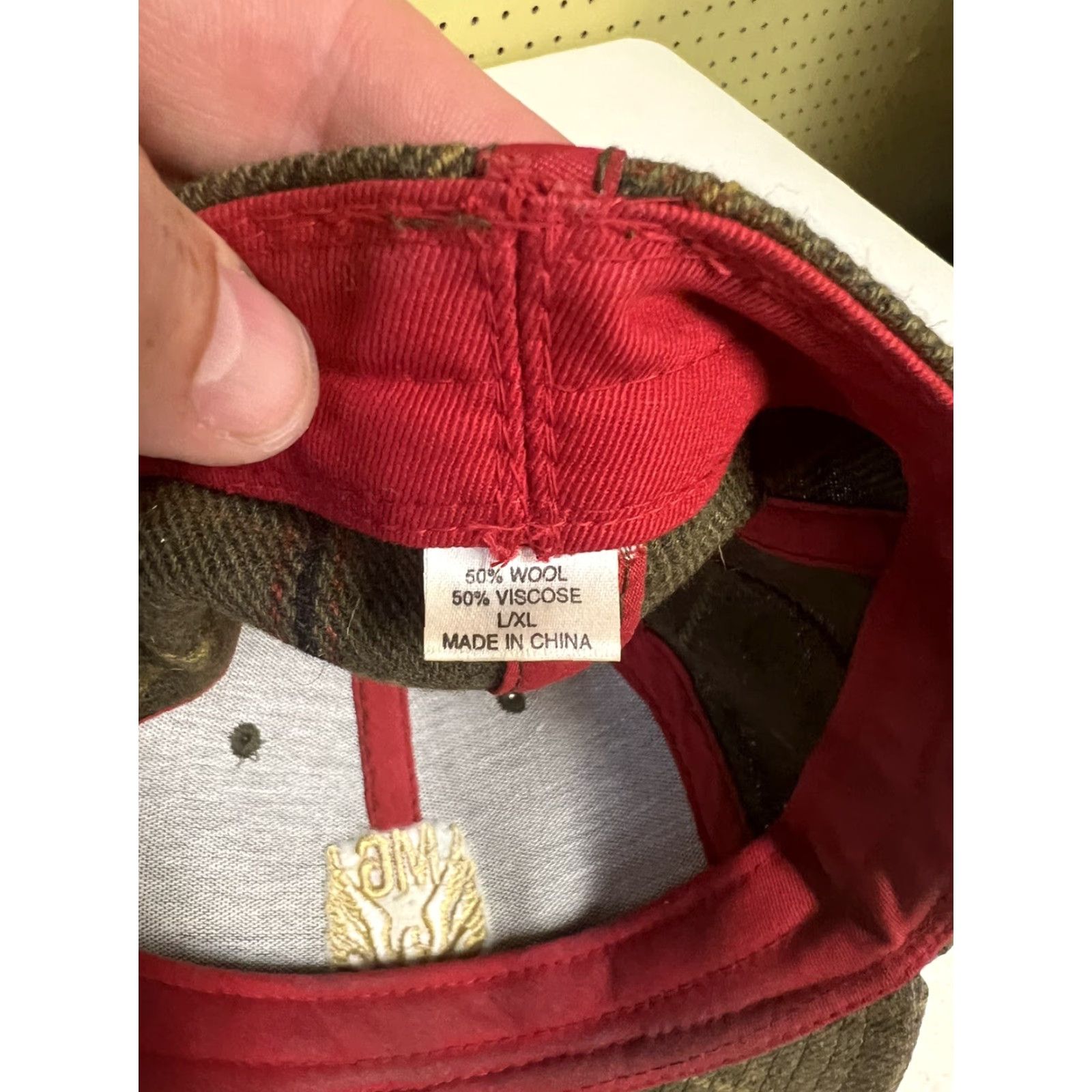 Vintage M6 Hat Cap Wool Baseball Plaid Brown Large/XL Men Cap M6 Brown Plaid Wool Blend Baseball Large/XL Hat Cap Mens Size ONE SIZE - 5 Thumbnail