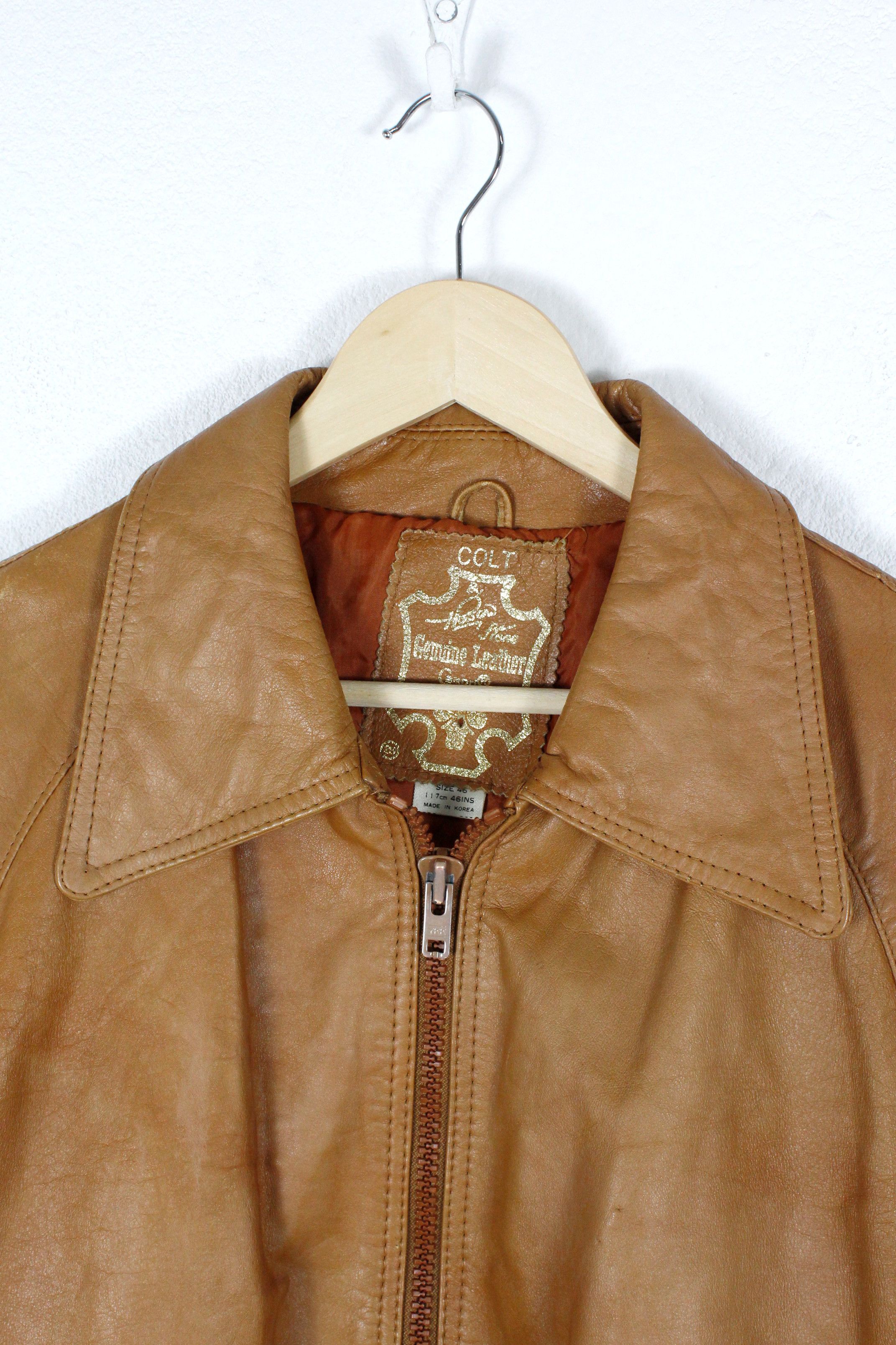 Vintage Vintage Campri Colt Leather Biker Jacket 80s NZ Size US S / EU 44-46 / 1 - 4 Thumbnail