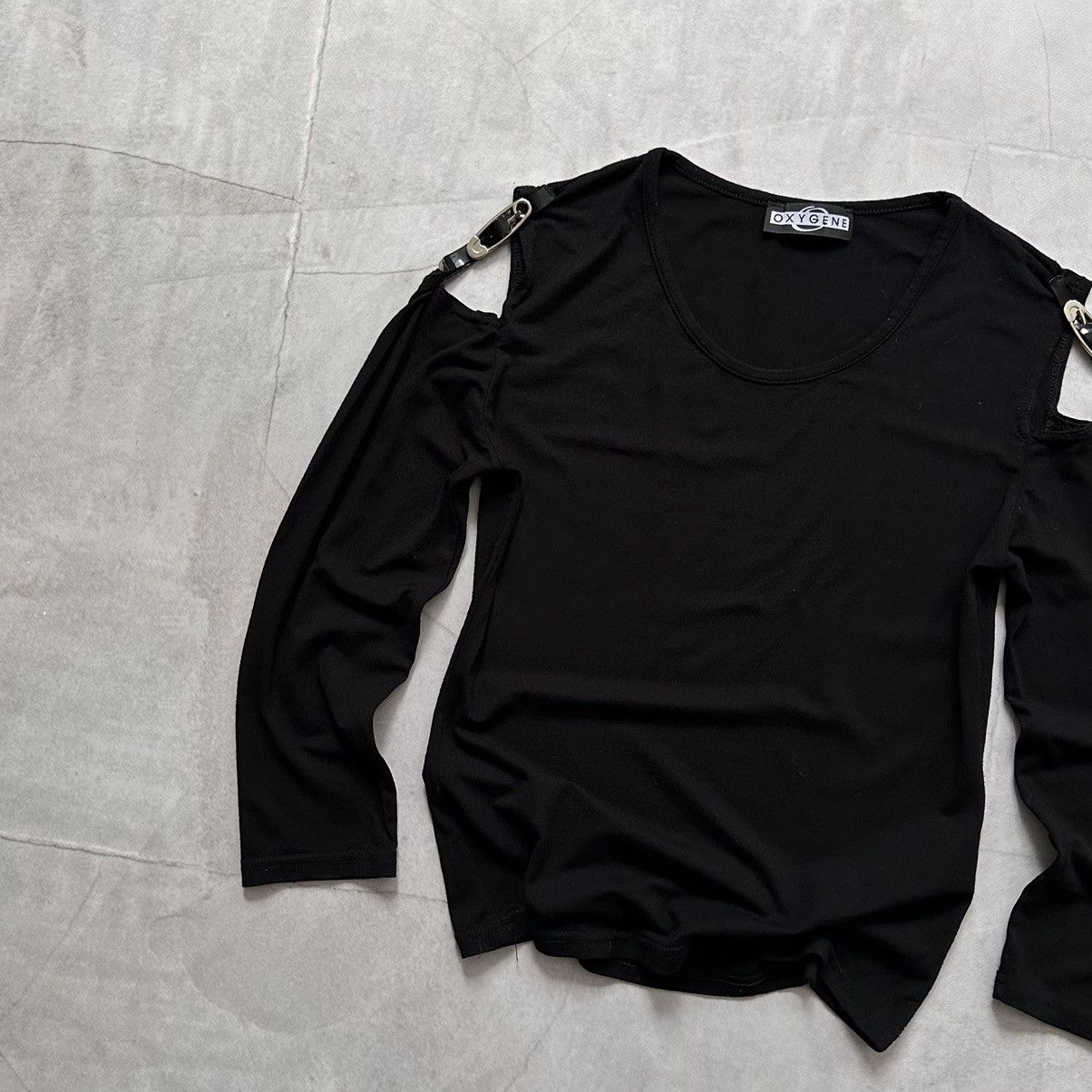 Hysteric Glamour × Undercover Punk Pin Black Long Sleeve AvantGarde Hysteric Glamour Vibe Size S / US 4 / IT 40 - 2 Thumbnail