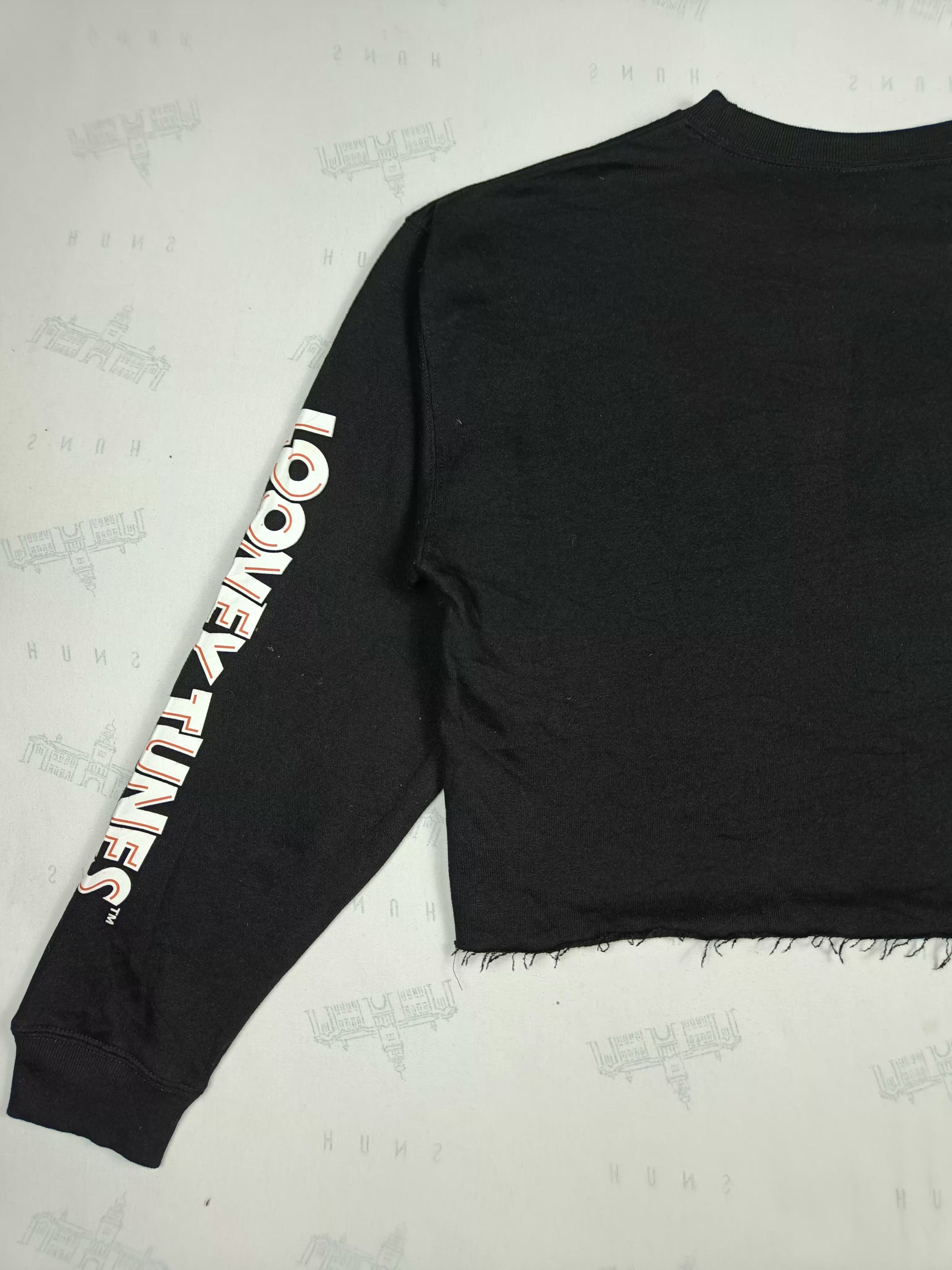 Cartoon Network LOONEY TUNES CARTOON CROP TOP SWEATSHIRT Size US L / EU 52-54 / 3 - 8 Thumbnail