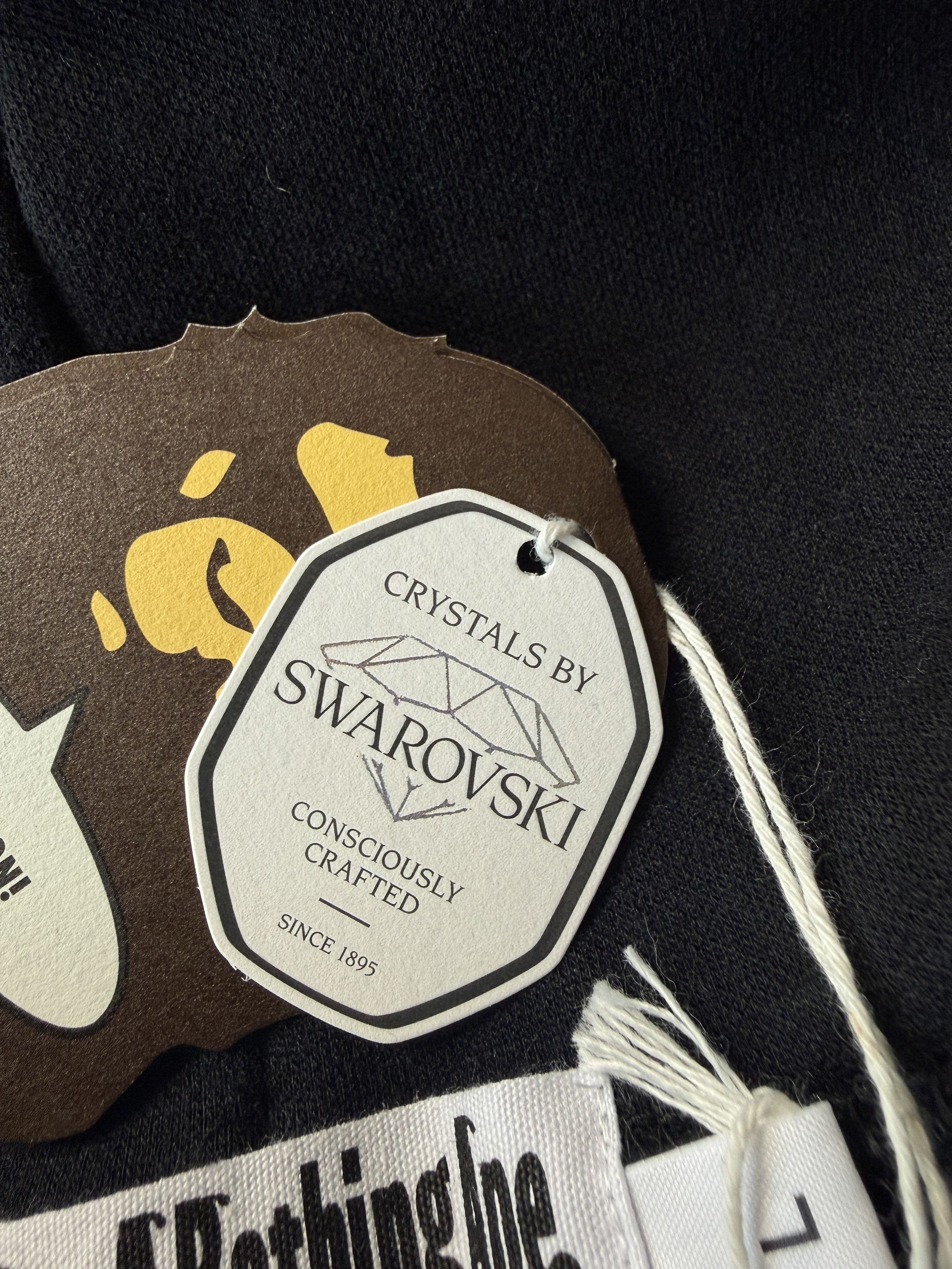 Bape × Swarovski BAPE X SWAROVSKI COLLEGE PULLOVER HOODIE Size US L / EU 52-54 / 3 - 10 Thumbnail
