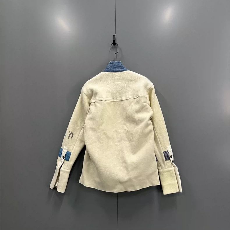 Greg Lauren greg lauren Wool cotton blend contrasting jacket 2506-Nexta Size US M / EU 48-50 / 2 - 2 Thumbnail
