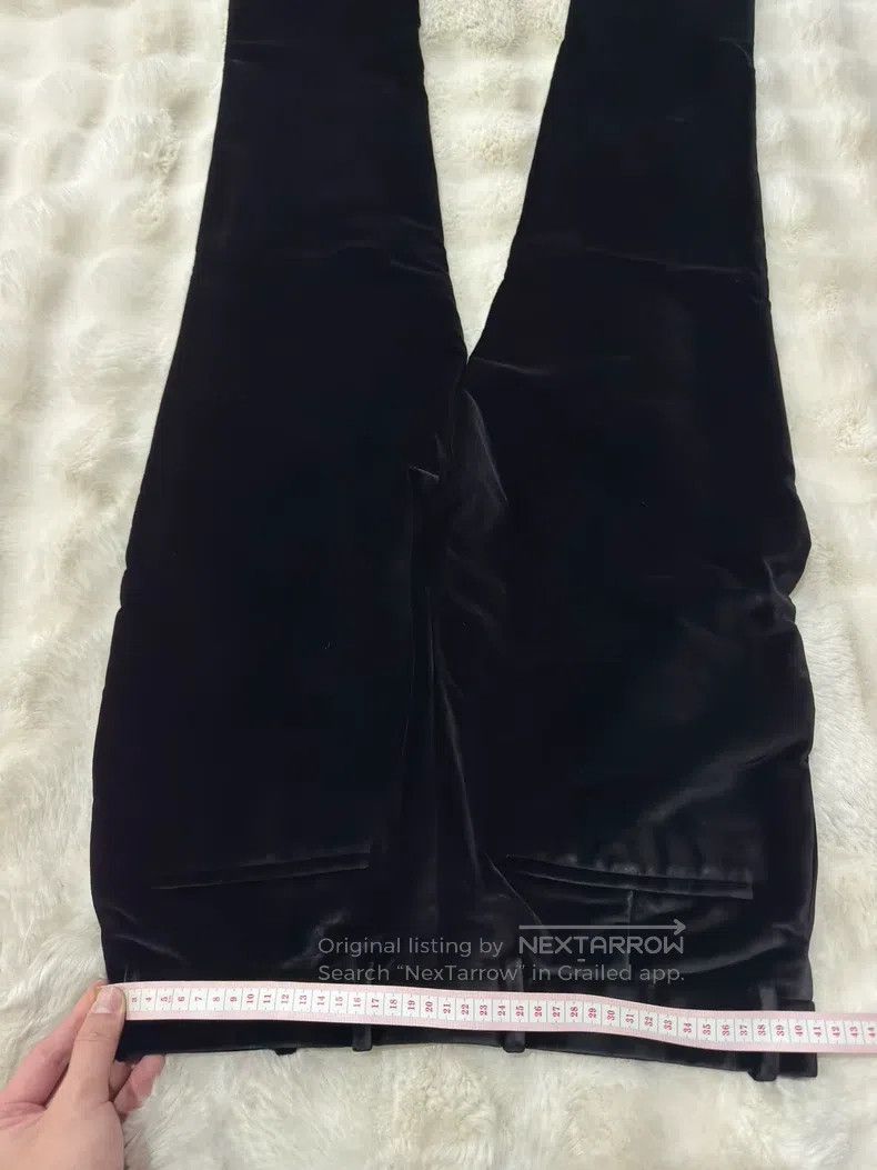 Saint Laurent Paris Saint Laurent Paris Velvet Smoking Trousers Size US 30 / EU 46 - 6 Thumbnail