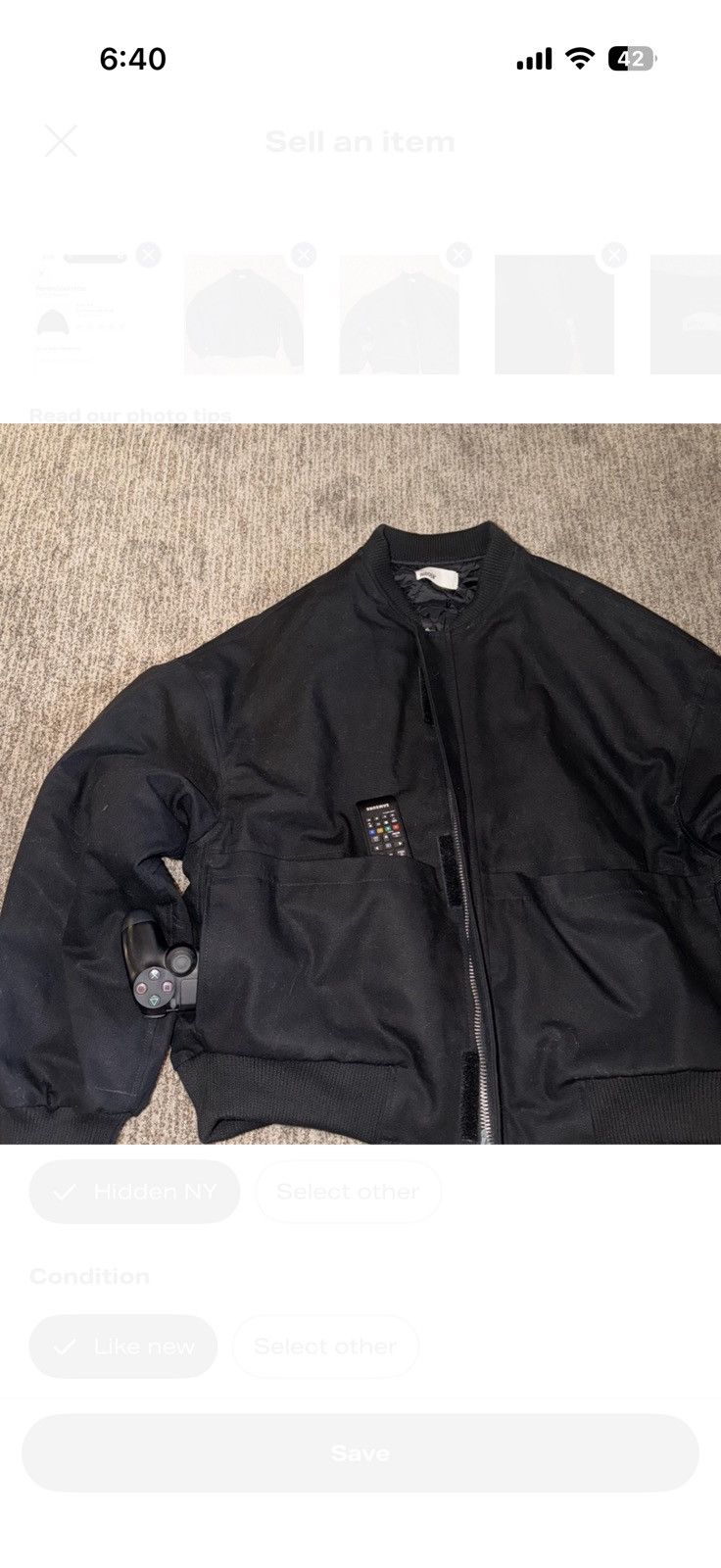 HIDDEN Hidden New York Hardware Bomber Size US L / EU 52-54 / 3 - 3 Thumbnail