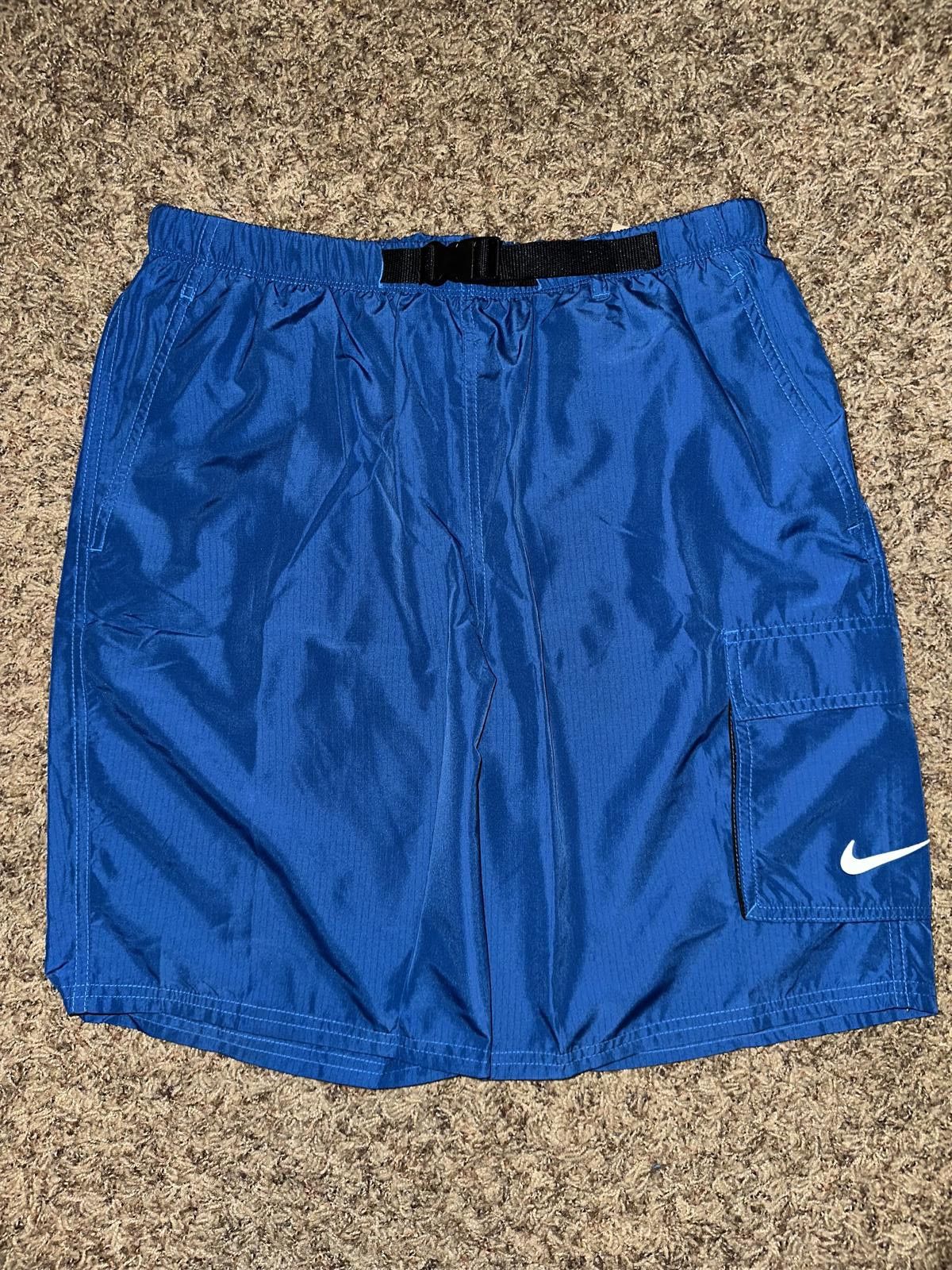 Nike Men's Nike Belted Packable 9" Volley Swim Shorts Size US 32 / EU 48 - 1 Thumbnail