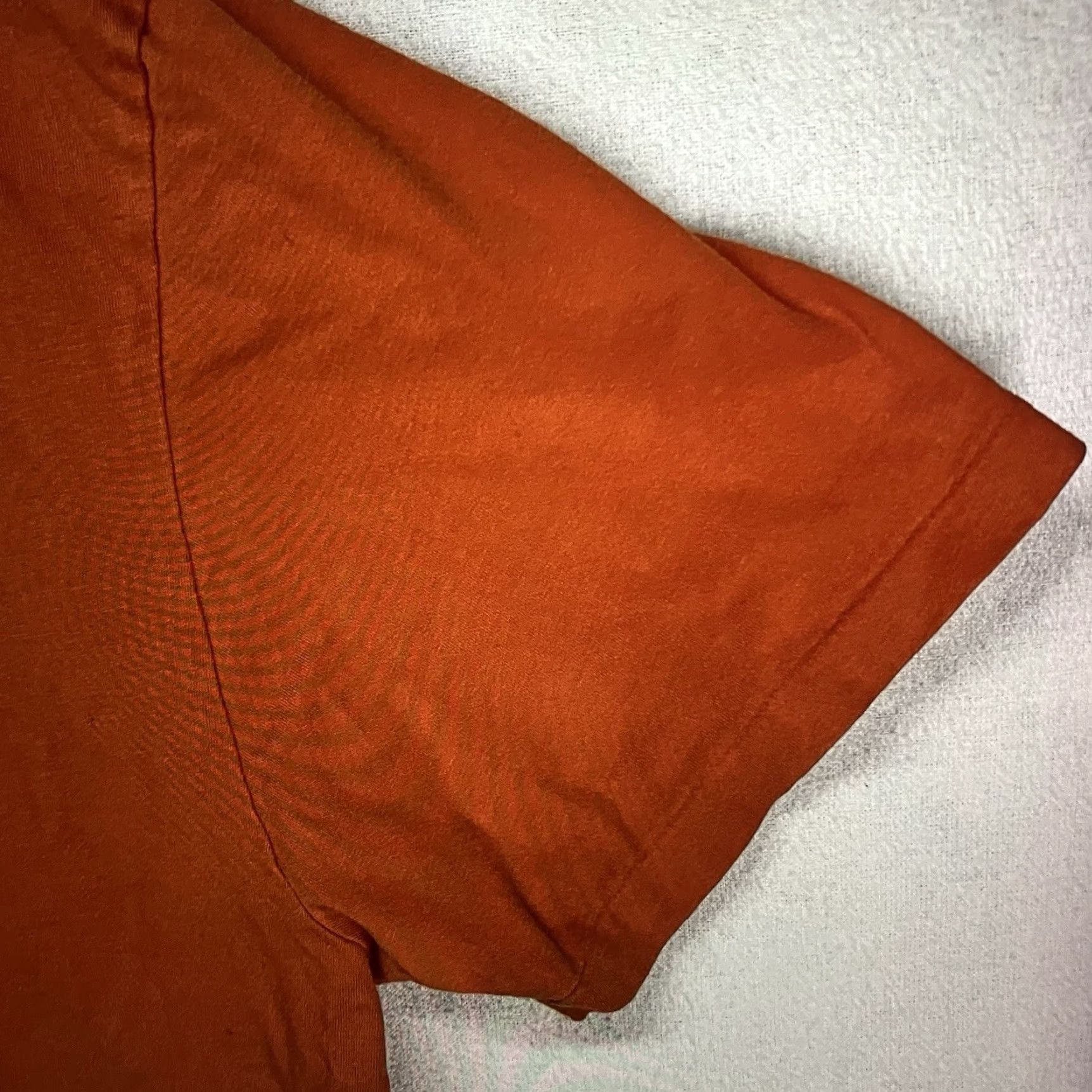 Vintage VINTAGE Polo Men’s T-Shirt Large Orange 90s Cotton Crew Neck Short Sleeve Beach Preppy Size US L / EU 52-54 / 3 - 7 Thumbnail