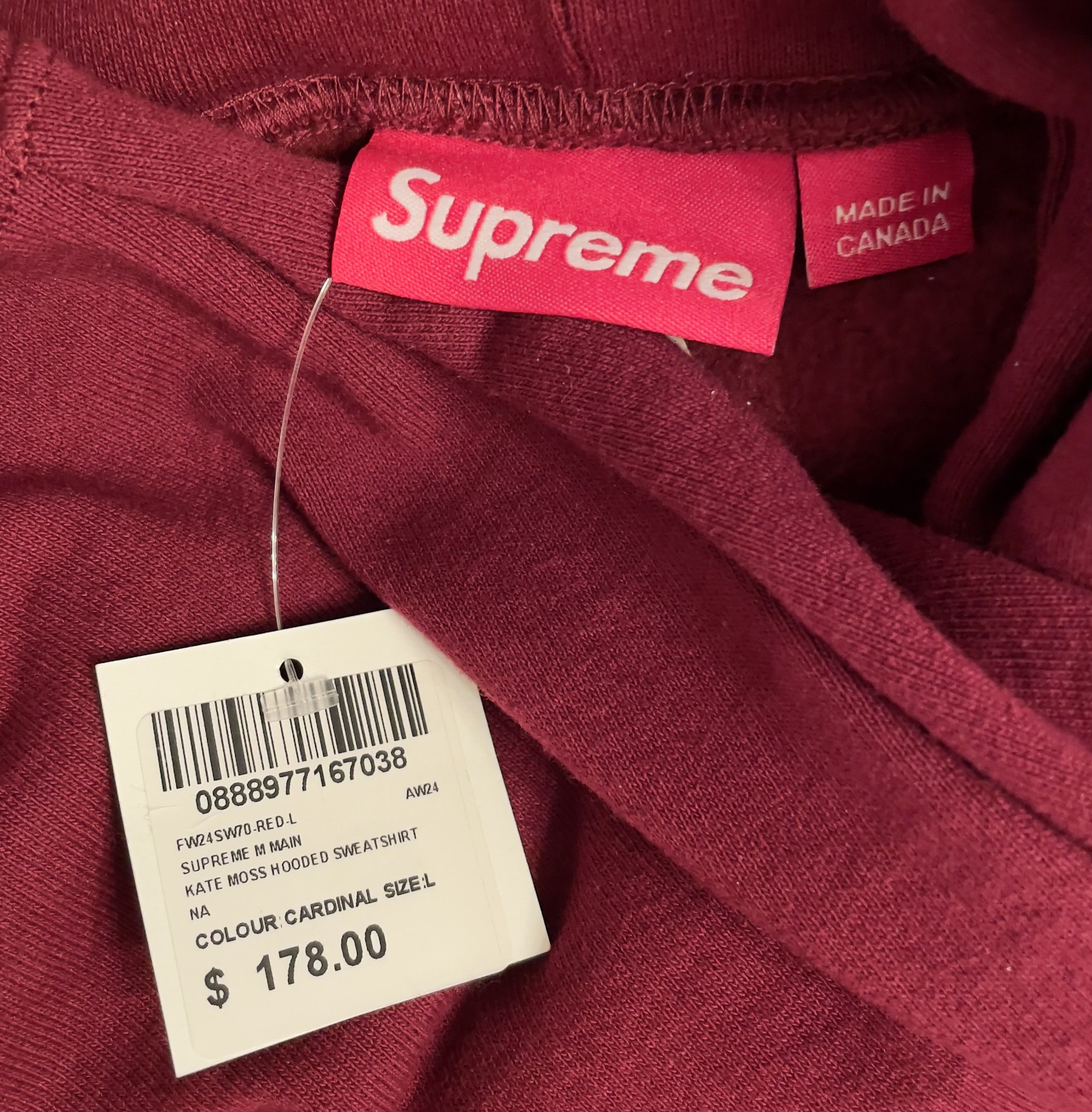 Supreme Kate Moss Hooded Sweatshirt Size US L / EU 52-54 / 3 - 6 Thumbnail