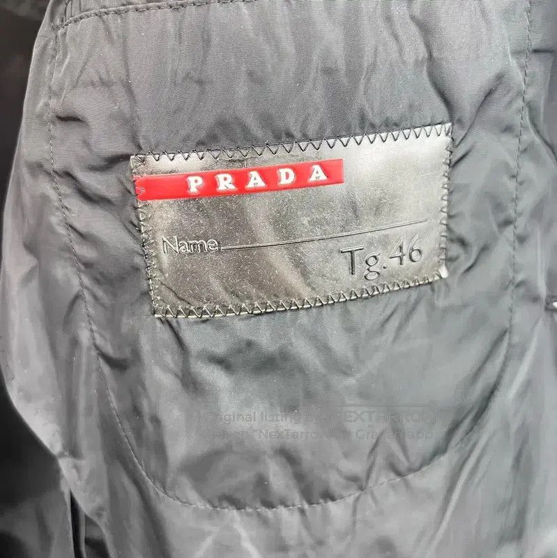 Prada Prada Black Cotton Men's Jacket. Size US M / EU 48-50 / 2 - 3 Thumbnail