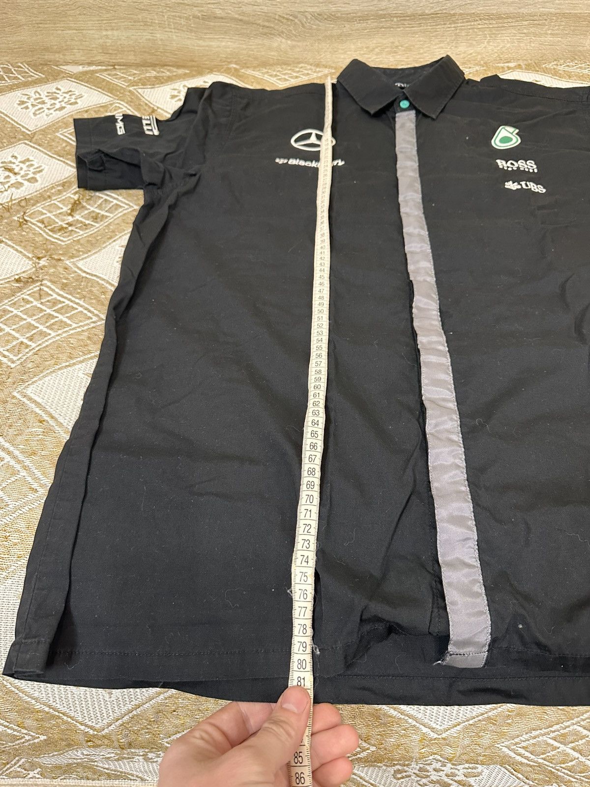 Hugo Boss 🔥 Hugo Boss Mercedes AMG Petronas Vintage Shirt BMW Honda Size US XXL / EU 58 / 5 - 12 Thumbnail