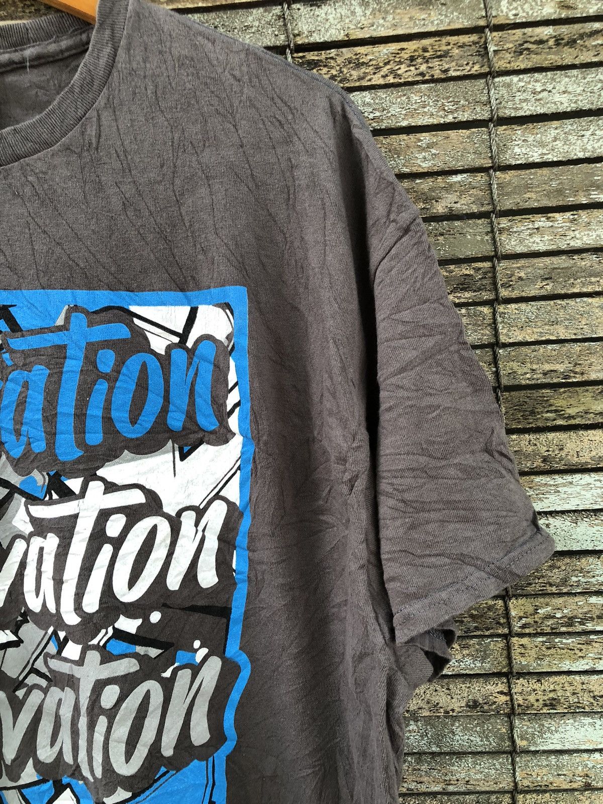 Japanese Brand × Vintage Vintage Y2K Salvation Military Wording Tshirt Size US XXL / EU 58 / 5 - 8 Thumbnail