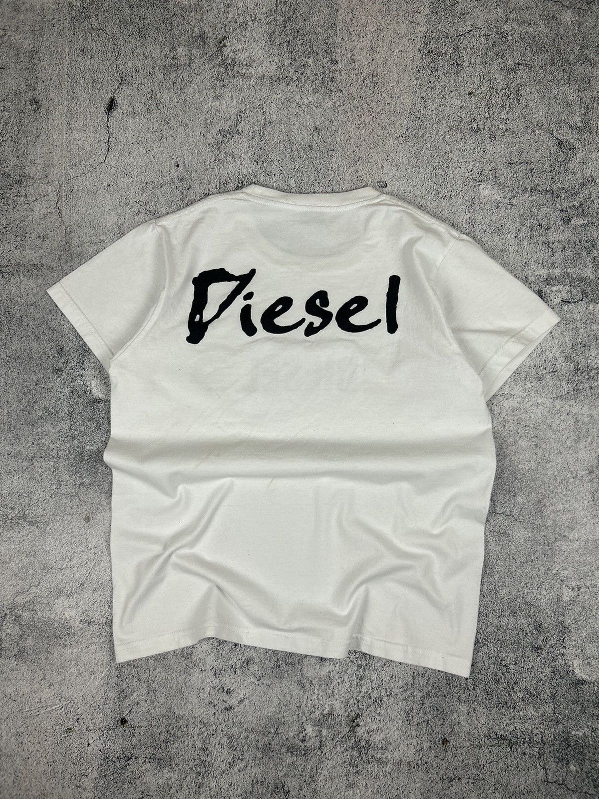 Diesel Vintage Big Logo Diesel Y2K Tee Size US L / EU 52-54 / 3 - 4 Thumbnail