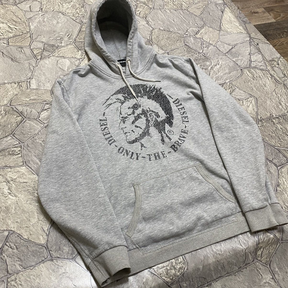 Diesel Vintage Diesel Hoodie Big Logo Men’s XL Size US XL / EU 56 / 4 - 3 Thumbnail