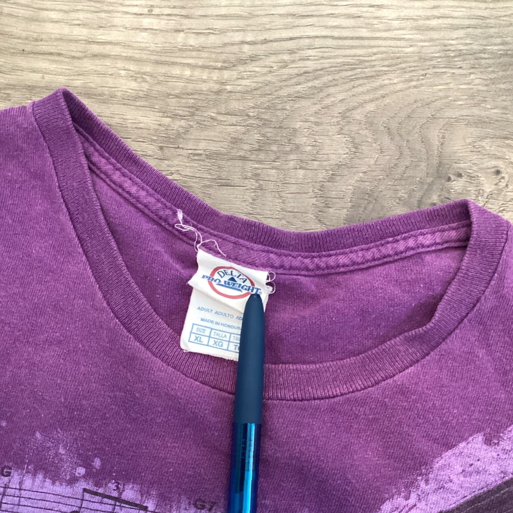 Delta VINTAGE Delta Jesus Tee Graphic Print Short Sleeve T-Shirt Unisex Adult XL Purple Size XL / US 12-14 / IT 48-50 - 4 Thumbnail