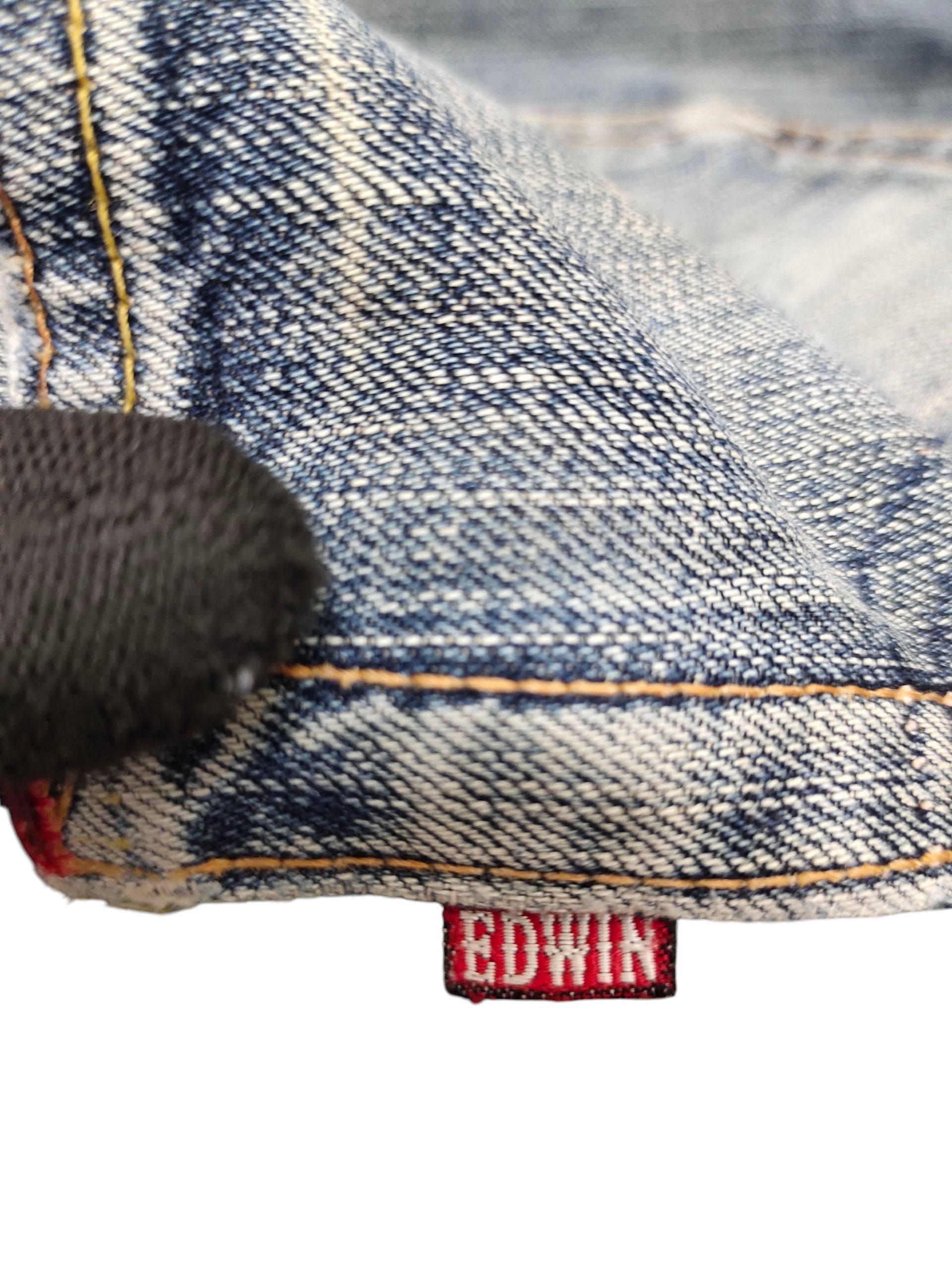 Comme des Garcons × Undercover Vintage Edwin 504 Japan Clawmark Distress Jeans Loose Fit Size US 30 / EU 46 - 11 Thumbnail