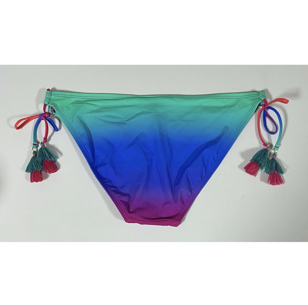 Le Grande Bleu (L.G.B.) Purple Ombré Bikini Bottoms Swimwear Bathing Suit Size 4 💜✨ Size ONE SIZE - 3 Thumbnail