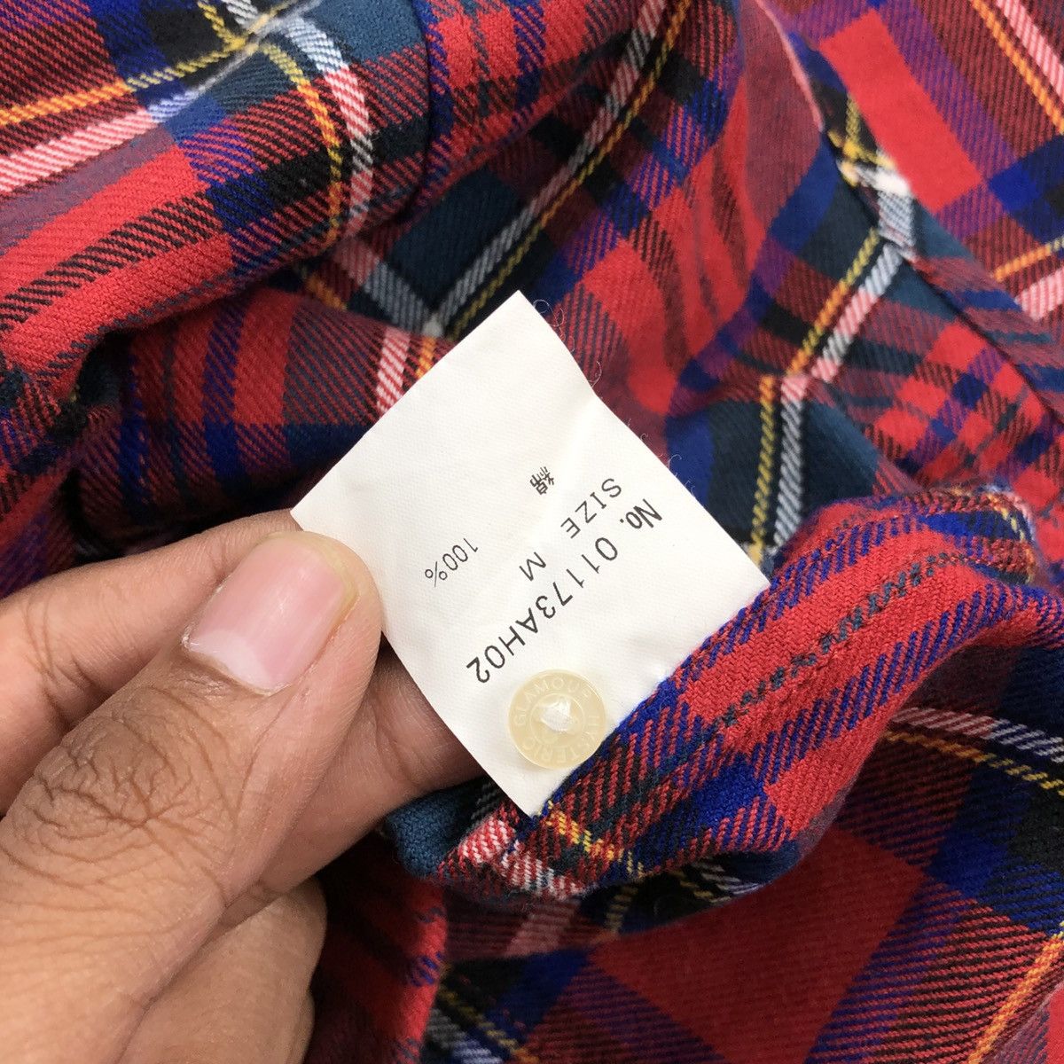 Hysteric Glamour × Japanese Brand Vintage Hysteric Glamour Rockin Bones Flannel Shirt Women Size M / US 6-8 / IT 42-44 - 7 Thumbnail