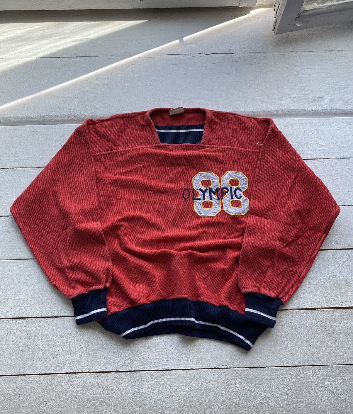 Vintage 1980s🔥Gonso Olympic 1988 West Germany Sweatshirt Small Size US S / EU 44-46 / 1 - 1 Thumbnail