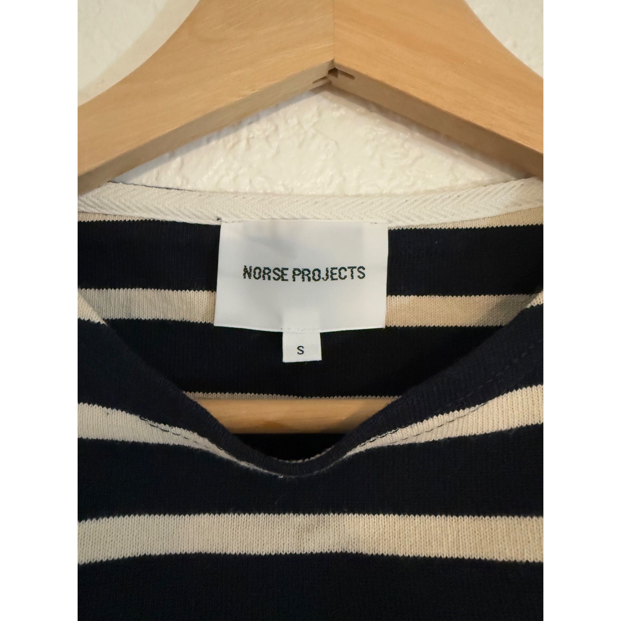Norse Projects Women's Norse Projects Black White Beige Short Sleeve Stripp Size S / US 4 / IT 40 - 3 Thumbnail