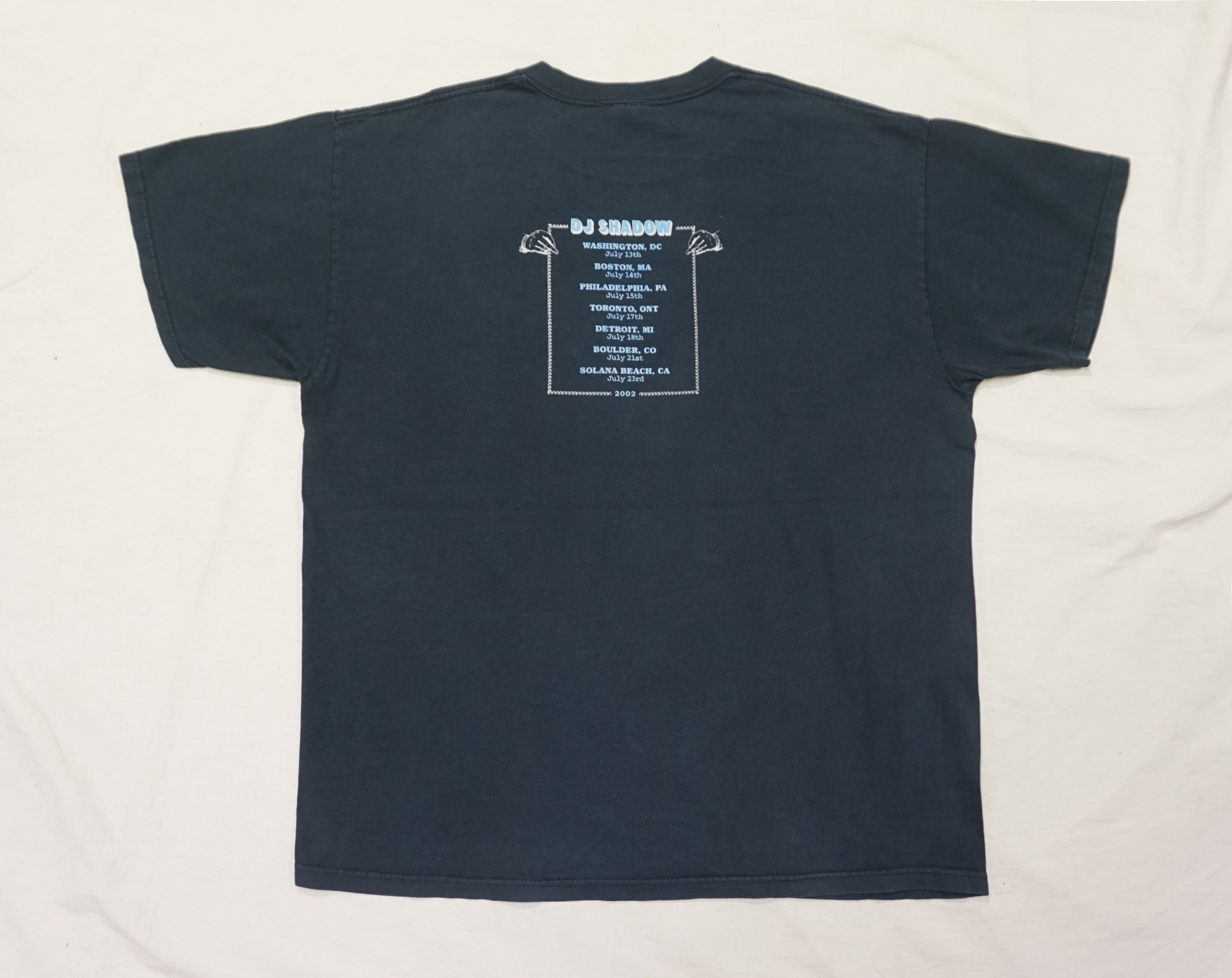 Band Tees × Mostly Heard Rarely Seen × Vintage 00's DJ Shadow "Everything Went Wrong" Tour T-shirt Size US XL / EU 56 / 4 - 5 Thumbnail