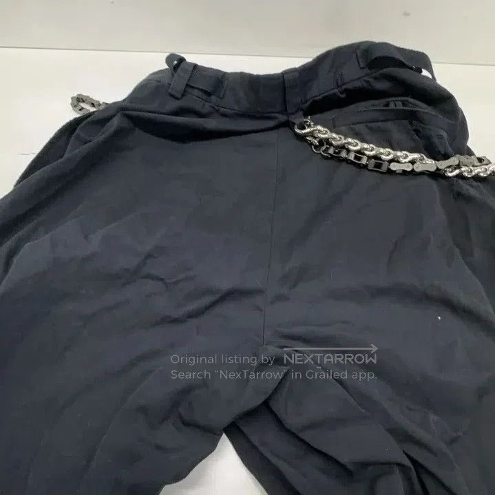 Balenciaga Balenciaga Black Rhinestone Detail Casual Pants. Size US 26 / EU 42 - 8 Thumbnail