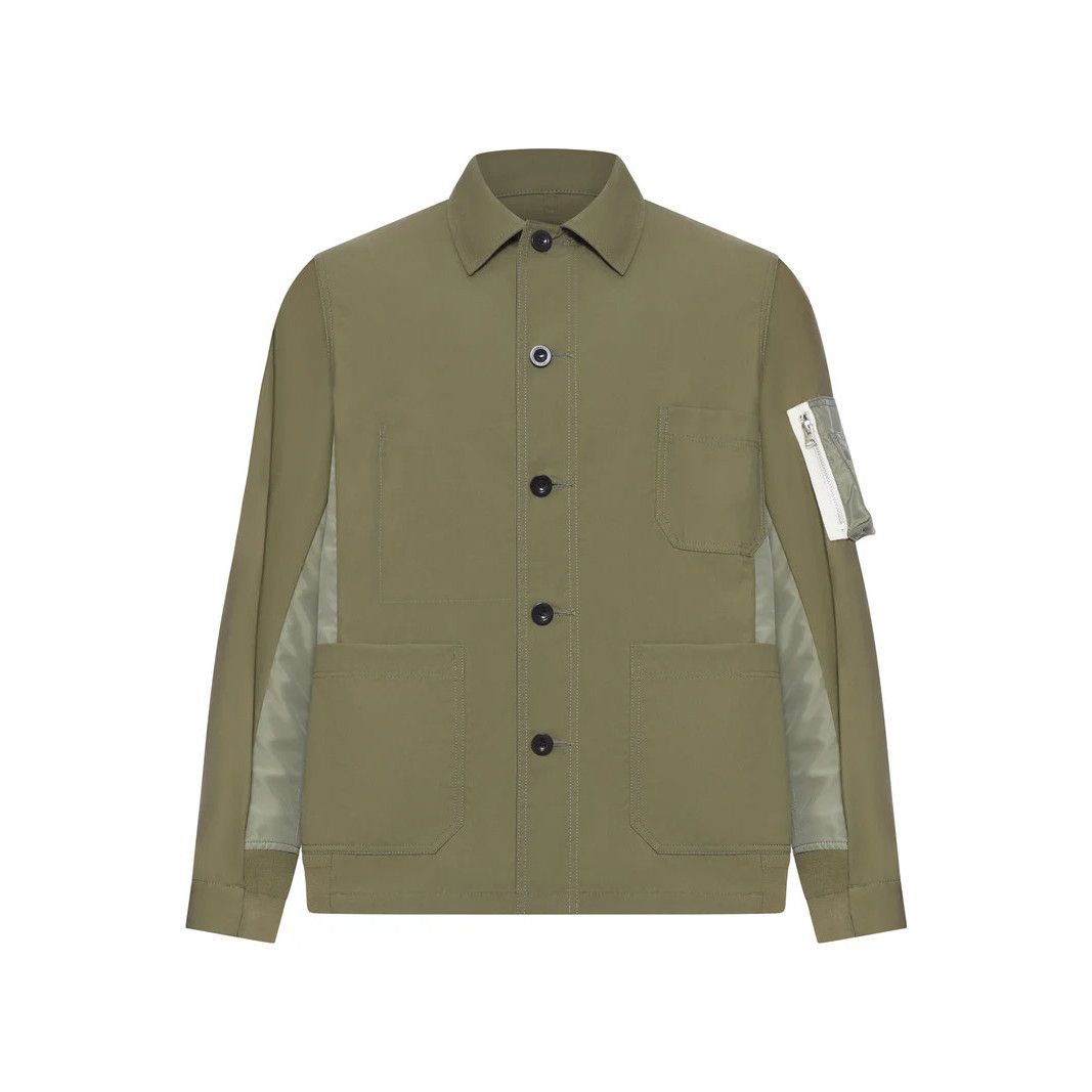 Sacai SACAI Khaki Jacket New & Authentic (Men's size:M;) Size US M / EU 48-50 / 2 - 1 Thumbnail