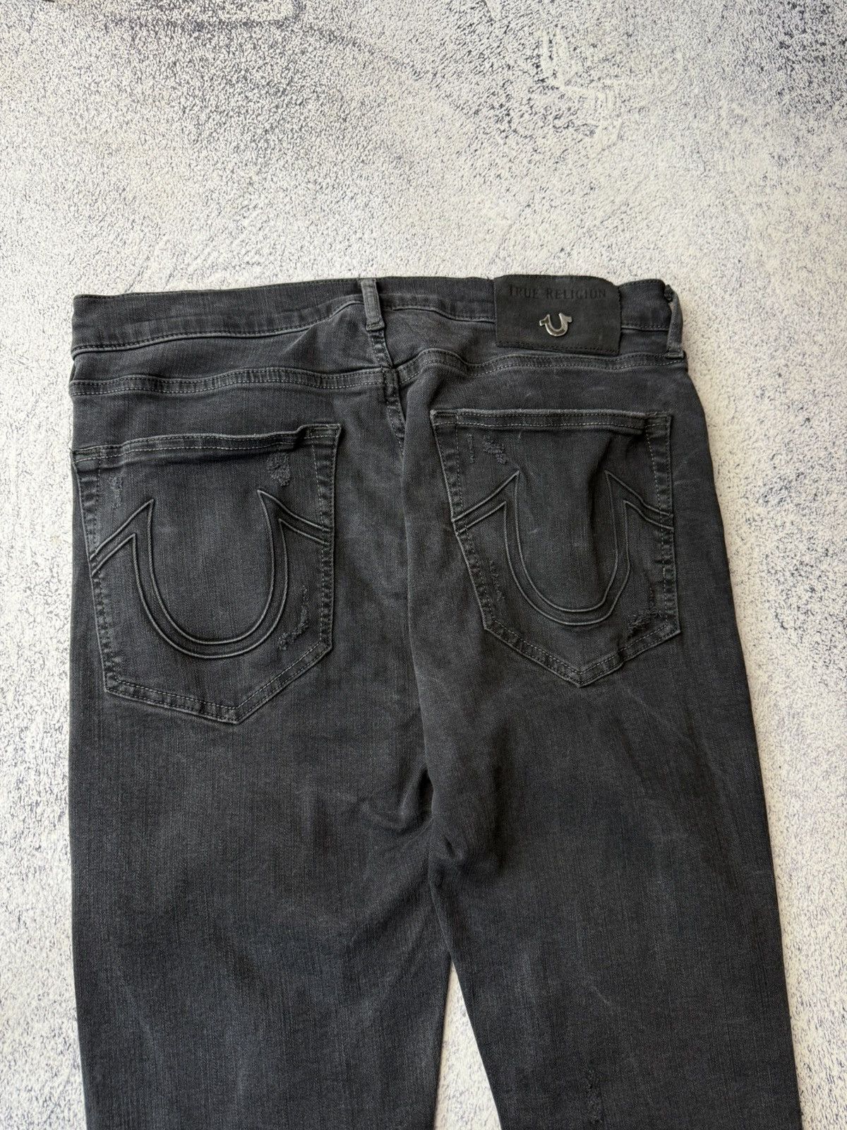 Japanese Brand Vintage True Religion Black Jeans Chief Keef Awant Garde Size US 36 / EU 52 - 6 Thumbnail