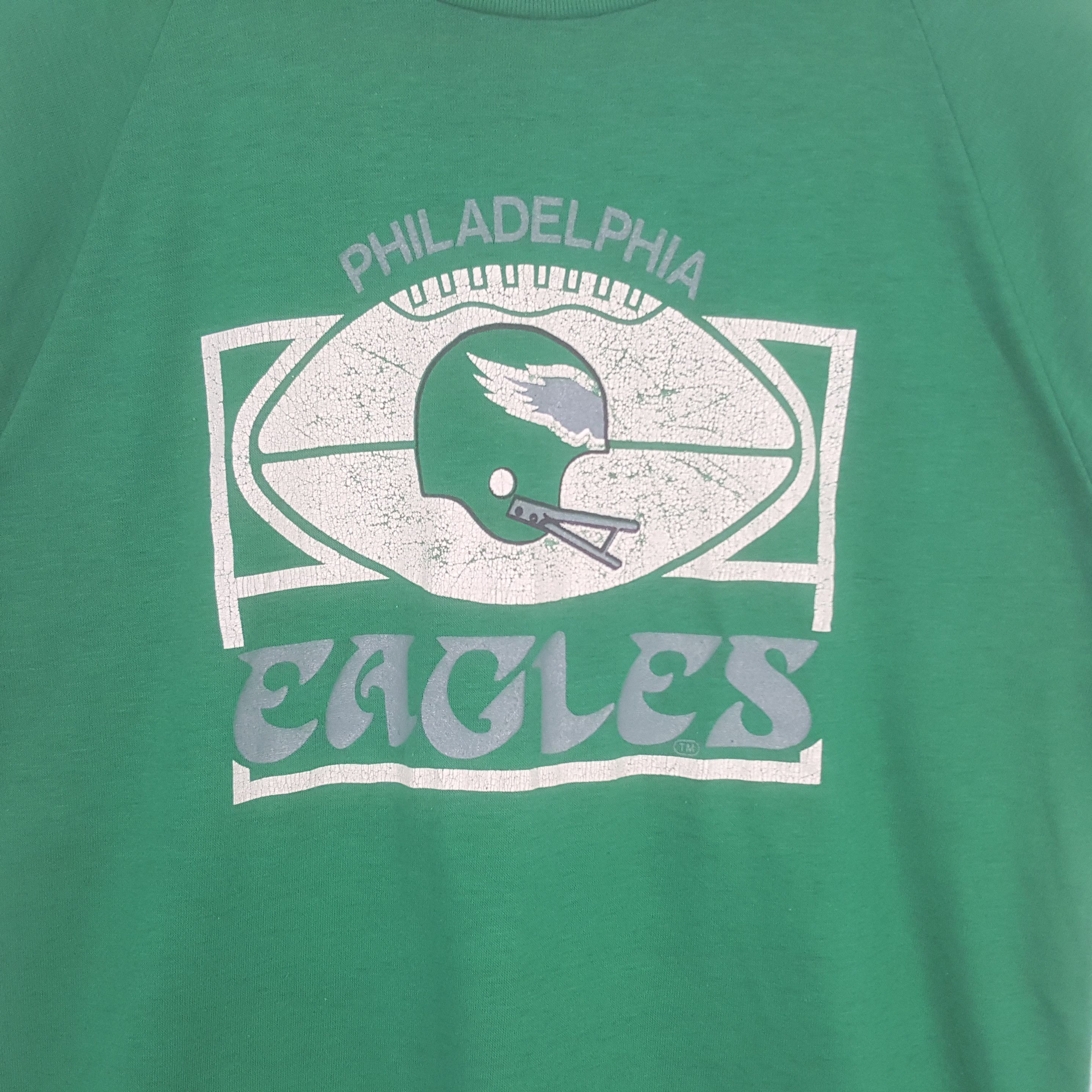 NFL × Vintage Vintage 90's Philadelphia Eagles America Football NFL Tshirt Size US M / EU 48-50 / 2 - 2 Thumbnail