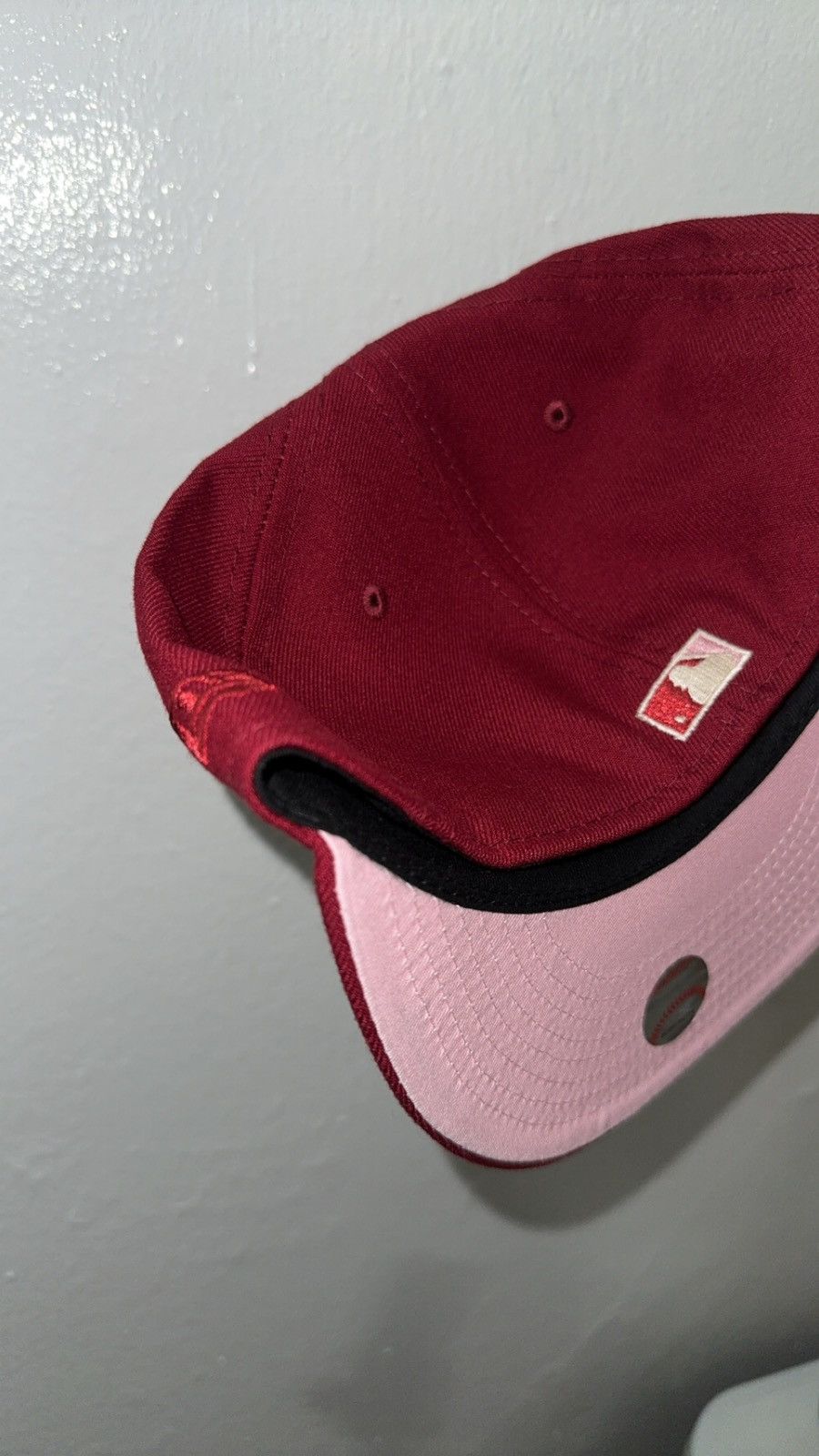 New Era Hatclub Red Houston Astros Fitted Hat size 7 1/8 Size ONE SIZE - 4 Thumbnail