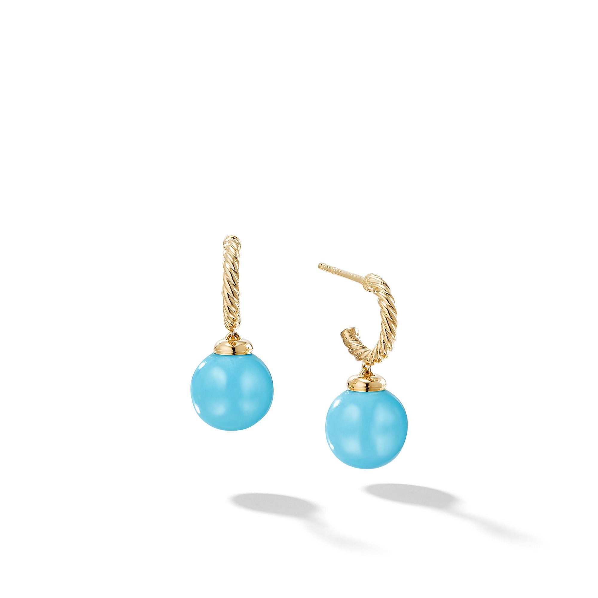 David Yurman o1w1db10325 Earrings with Turquoise in 18K Gold Size ONE SIZE - 1 Preview