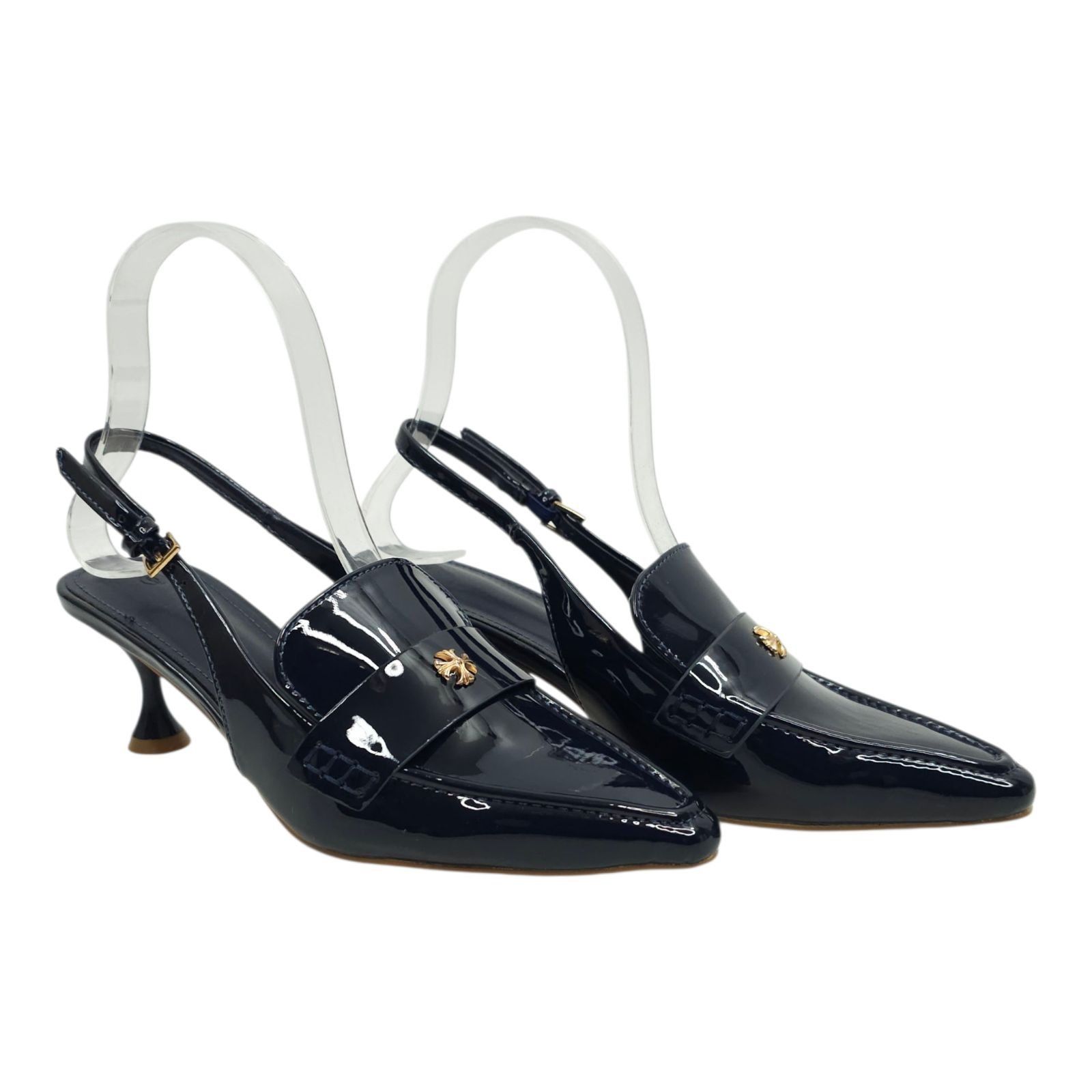 Other ZBY Coutgo Pointed Toe Slingback Kitten Heel Pumps Women 6 Size US 6 / IT 36 - 2 Thumbnail