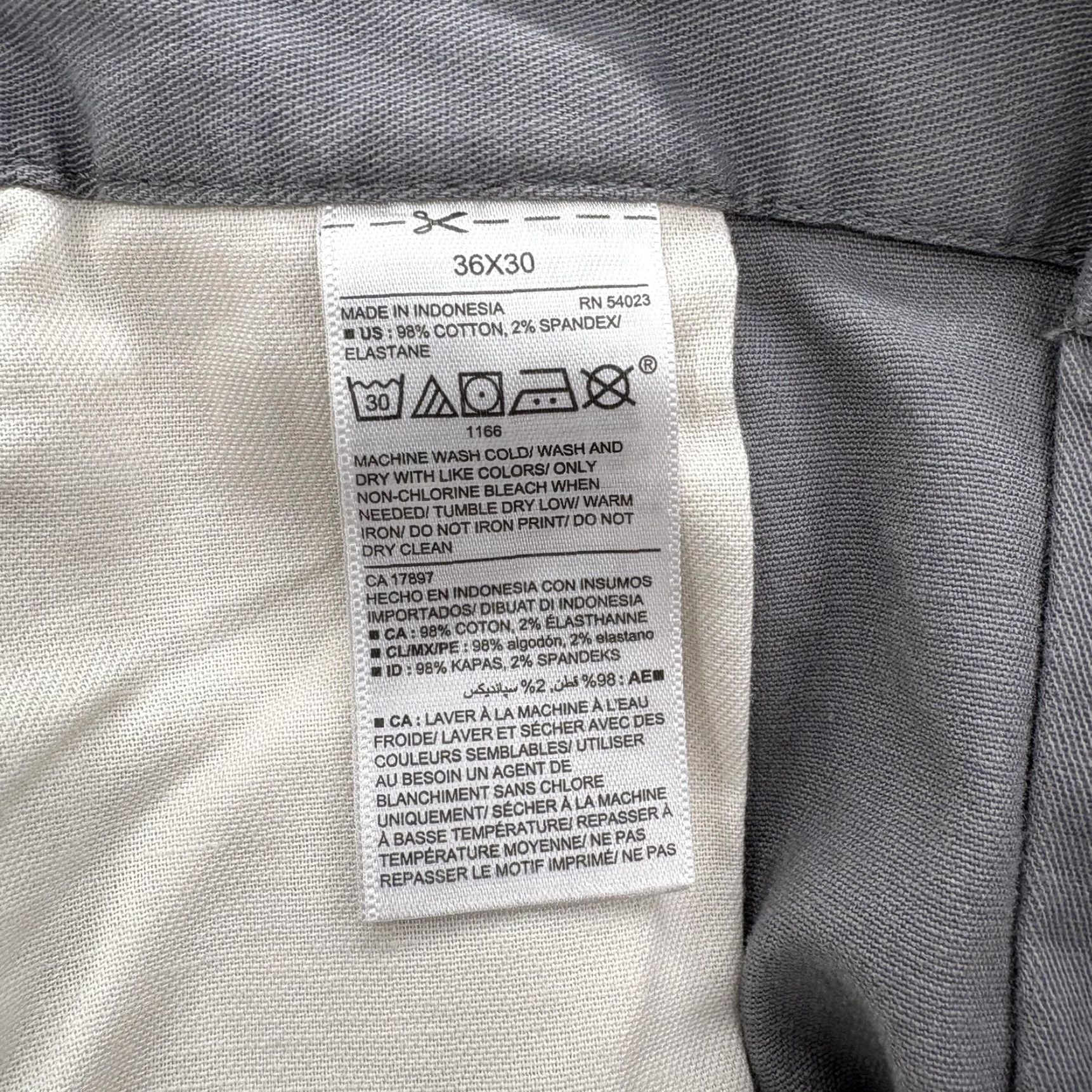 Old Navy **Mens Old Navy Ultimate Straight Chino Pants 36x30 Gray Casual** User: Mens Old Navy Ultimate Straight Chino Pants 36x30 Gray Casual Size US 36 / EU 52 - 5 Thumbnail