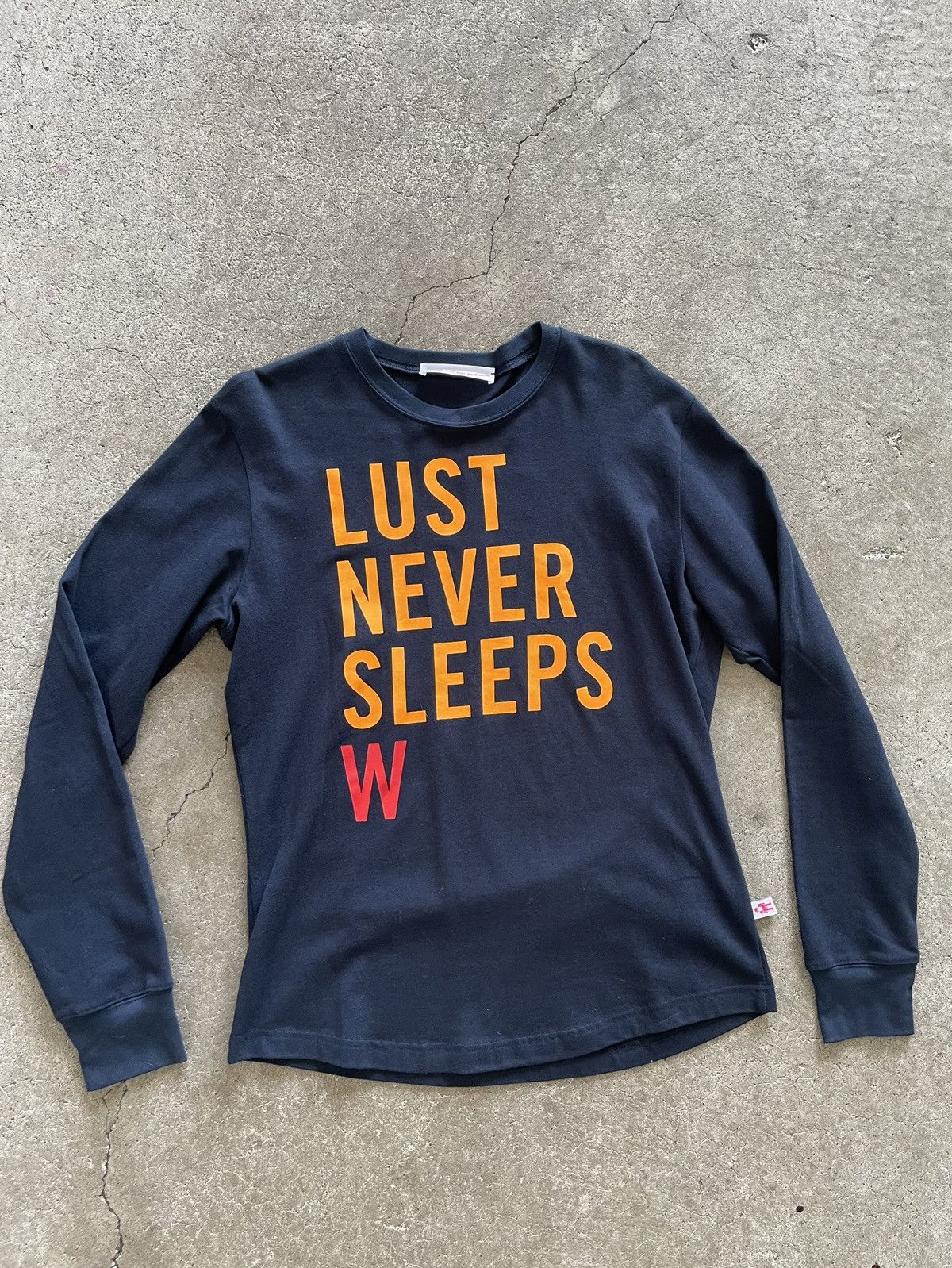 image of Walter Van Beirendonck Long Sleeve Shirt in Navy, Men's (Size Medium)