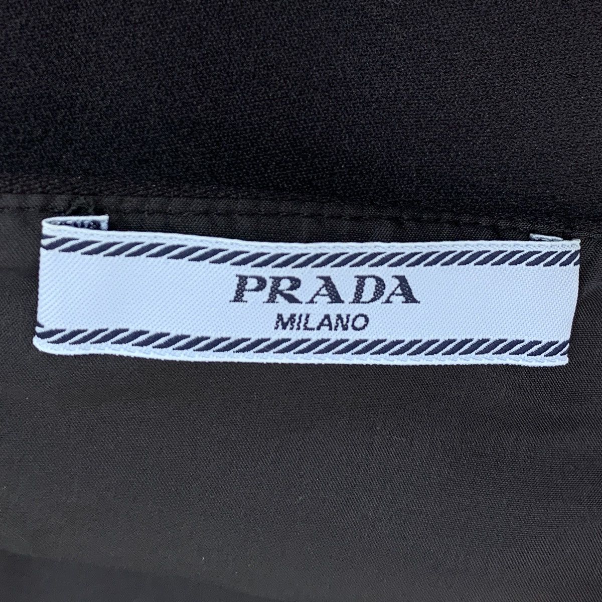 Prada Prada Black Wool Slip Dress K26WX Size XS / US 0-2 / IT 36-38 - 5 Thumbnail