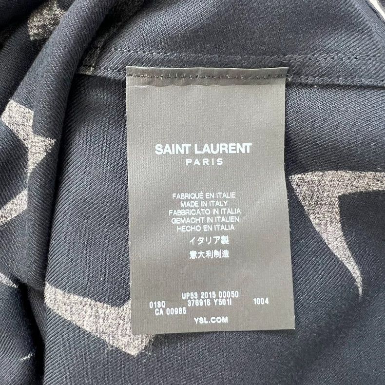 Saint Laurent Paris Saint Laurent SLP15FW Boomerang Print Shirt- Size US M / EU 48-50 / 2 - 5 Thumbnail