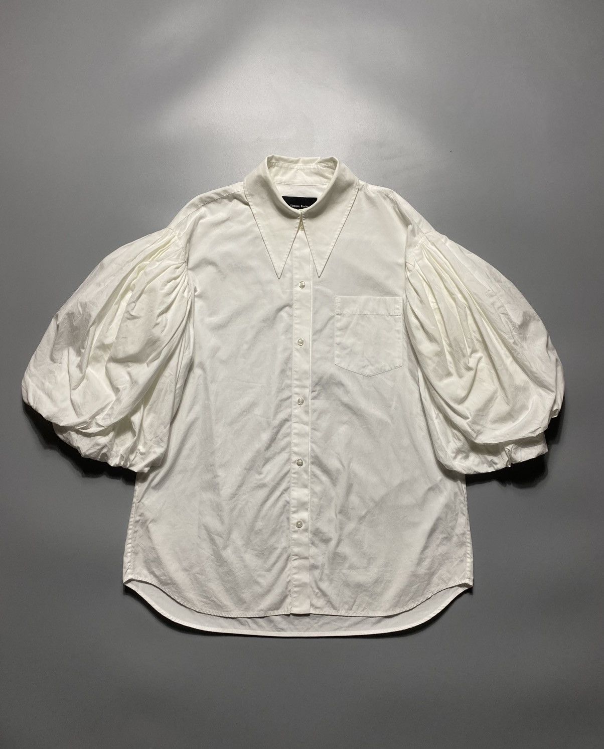 Simone Rocha SIMONE ROCHA WHITE COTTON PUFF SLEEVES Size XS / US 0-2 / IT 36-38 - 1 Thumbnail