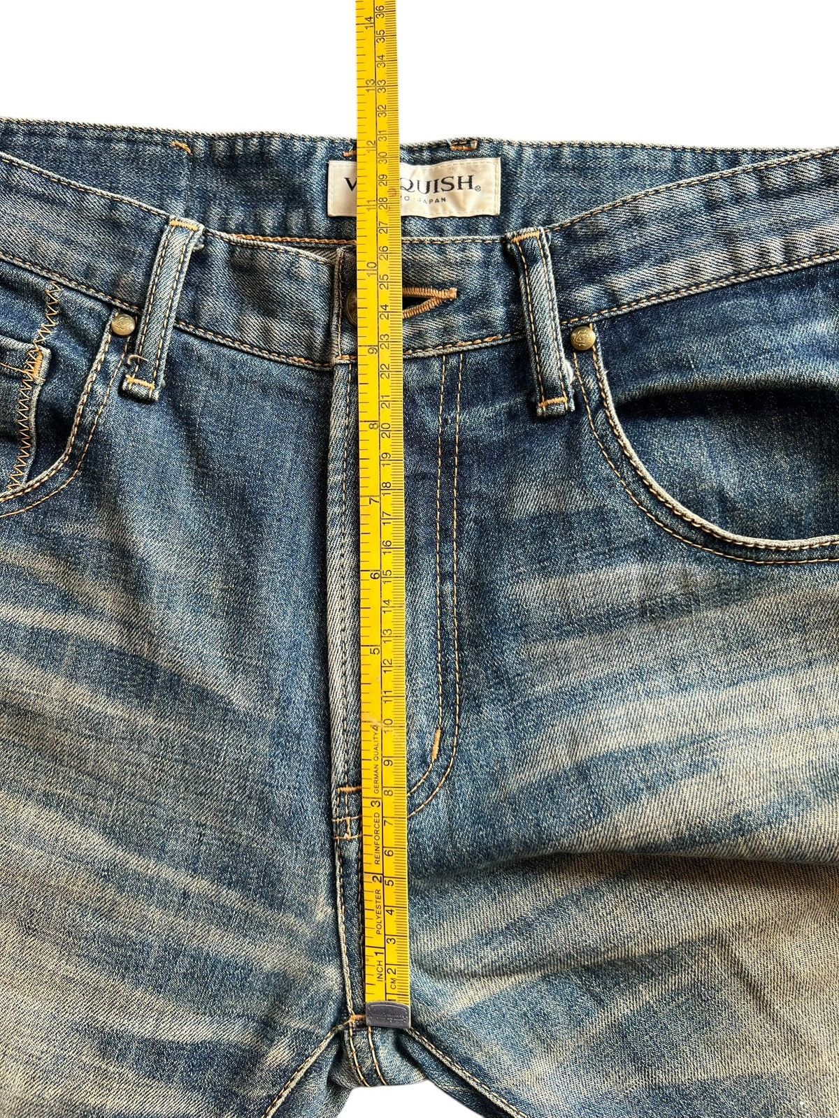 Vanquish Vintage Vanquish Distressed Mudwash Denim Jeans 30x31.5 Size US 30 / EU 46 - 12 Thumbnail