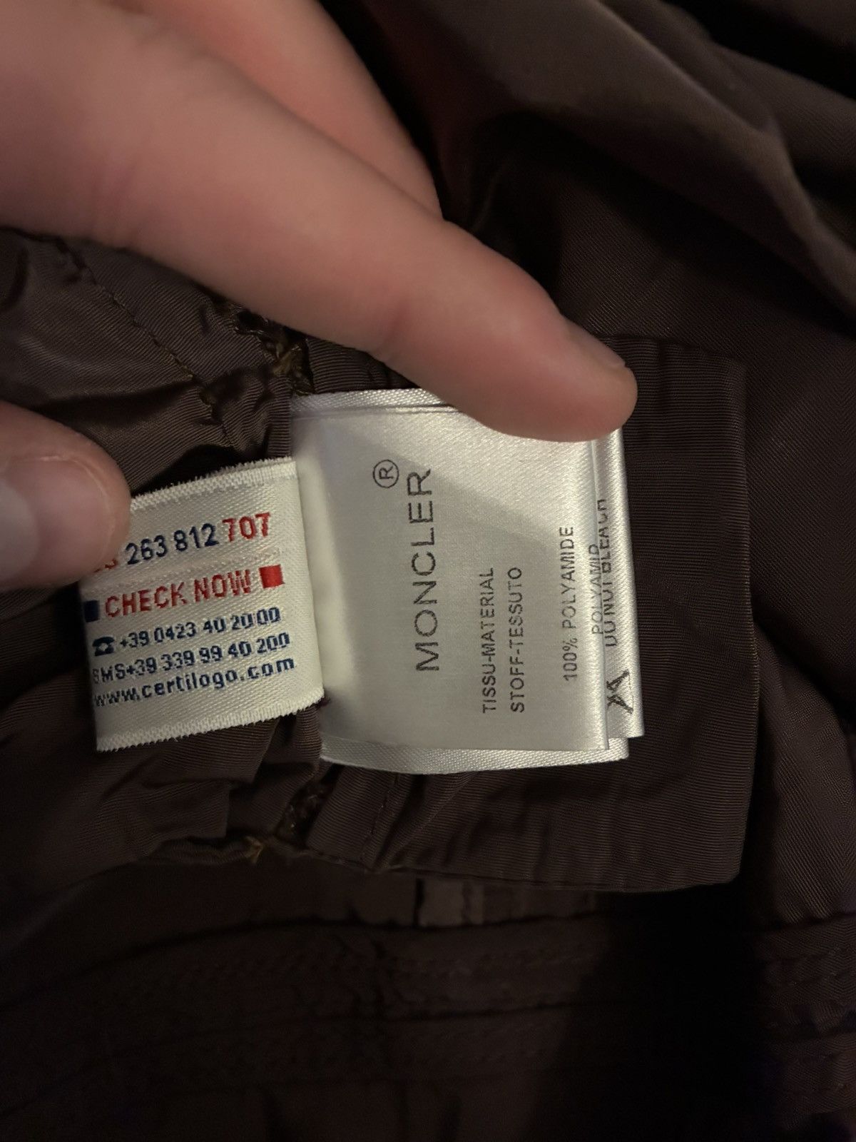 Moncler Jacket Moncler Brown L Size L / US 10 / IT 46 - 12 Thumbnail