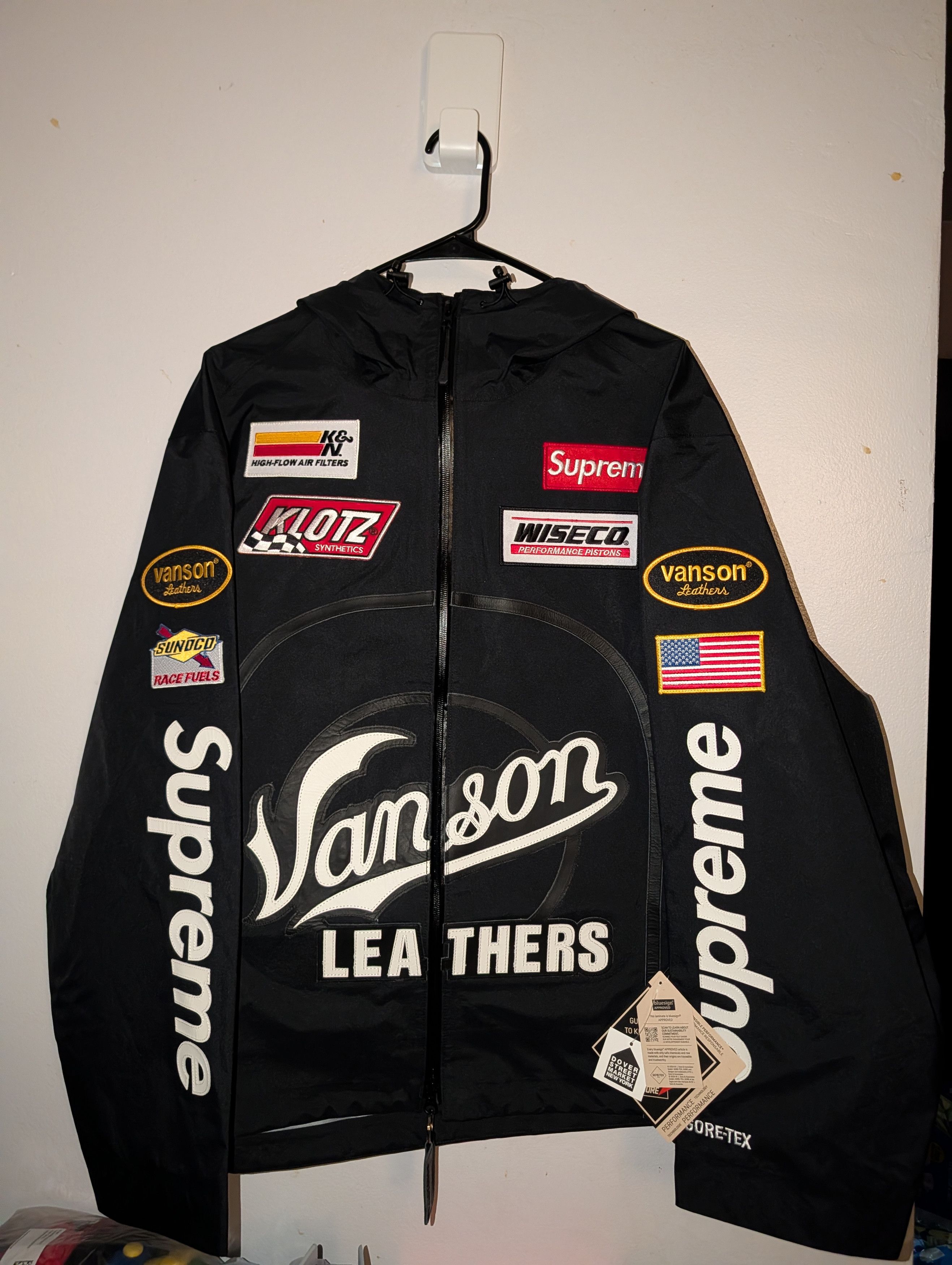 Supreme × Vanson Leathers Supreme®/Vanson Leathers®/GORE-TEX Shell