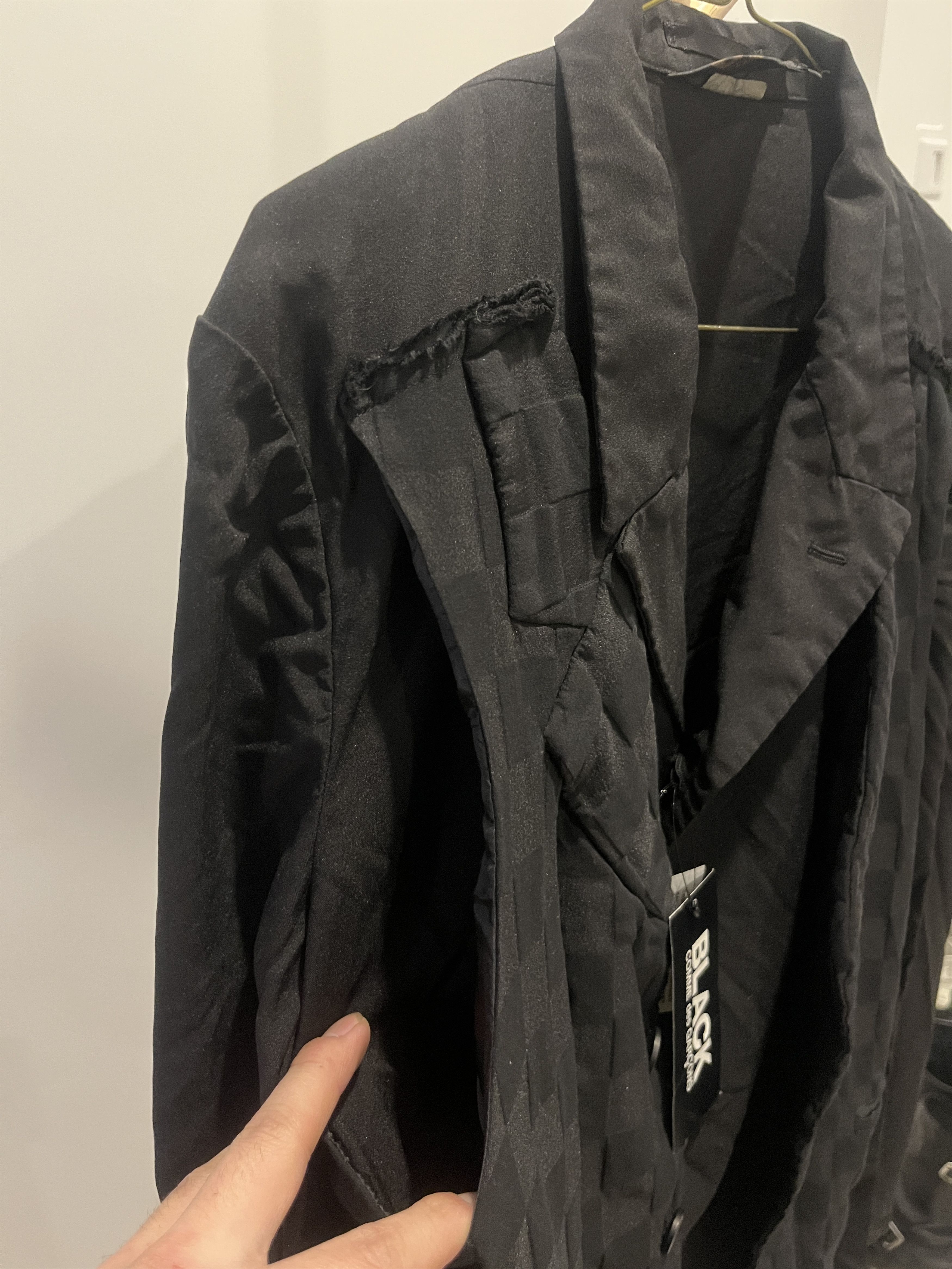 Comme des Garcons Black Comme des Garcones 'Black' deconstructed padded blazer Size US L / EU 52-54 / 3 - 3 Thumbnail