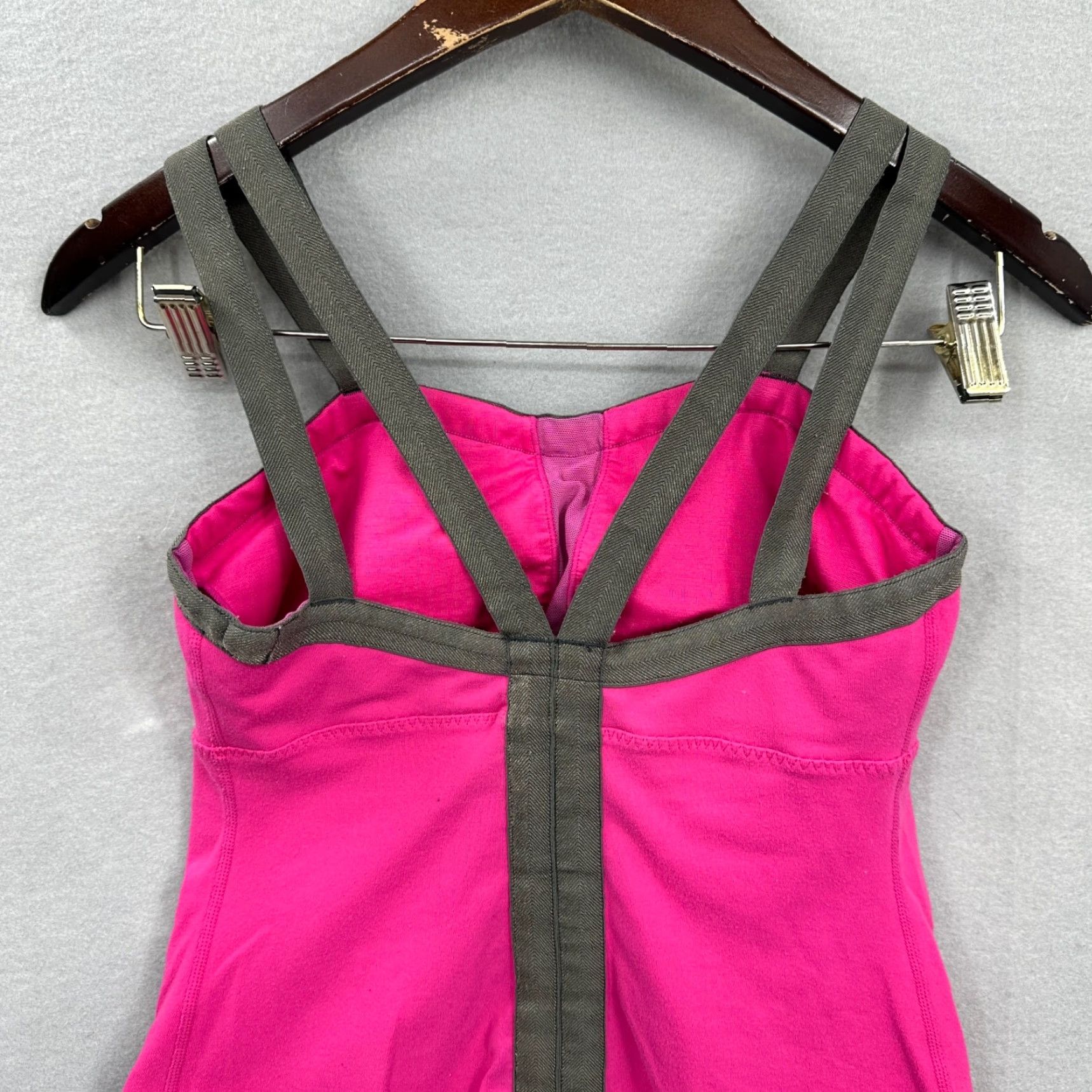 Lululemon Lululemon Insight Double Strap Tank Top Womens 6 Pink Ruched Strappy Preppy Size M / US 6-8 / IT 42-44 - 7 Thumbnail