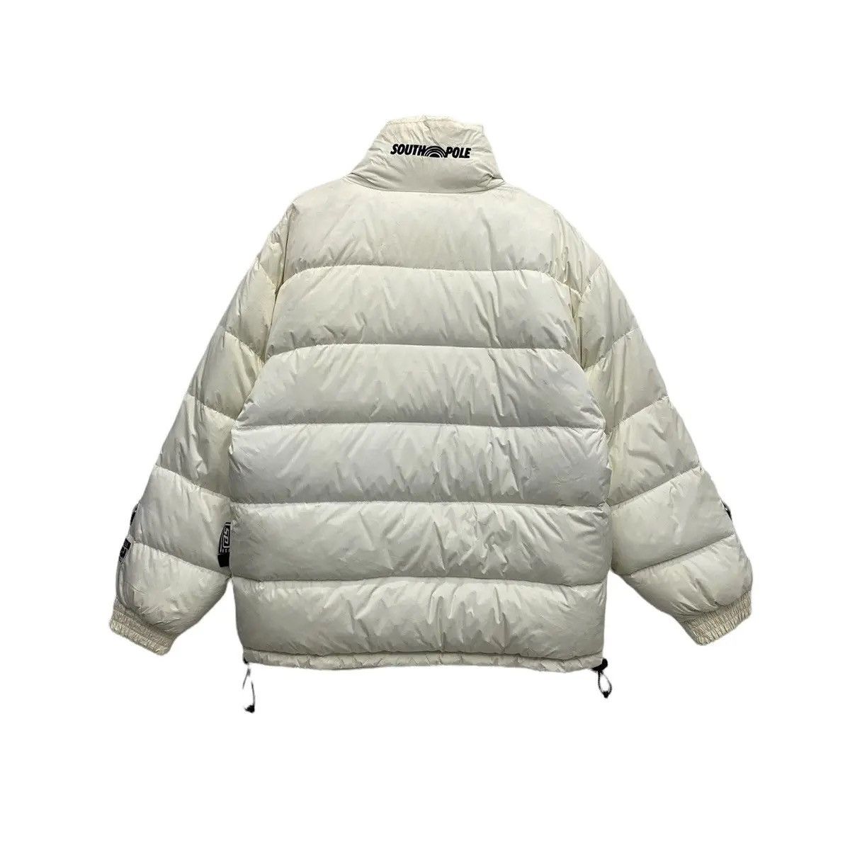 JNCO 🔥SOUTHPOLE PUFFER GOOSE DOWN REVERSIBLE BOMBER JACKET Size US L / EU 52-54 / 3 - 2 Thumbnail