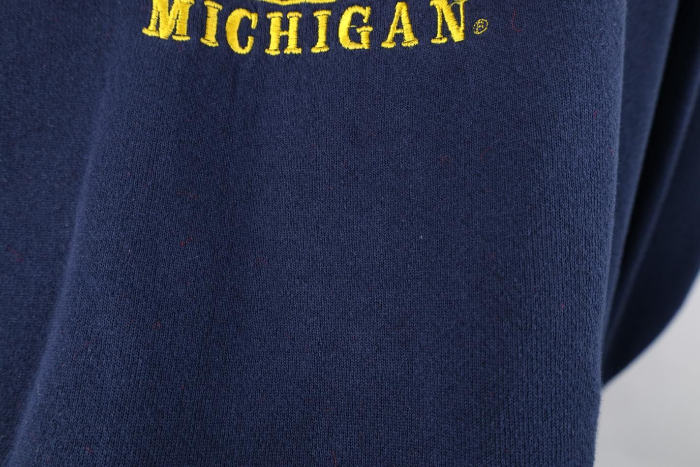 Vintage Vintage 90s 1997 National University of Michigan Sweatshirt Size US XL / EU 56 / 4 - 10 Thumbnail