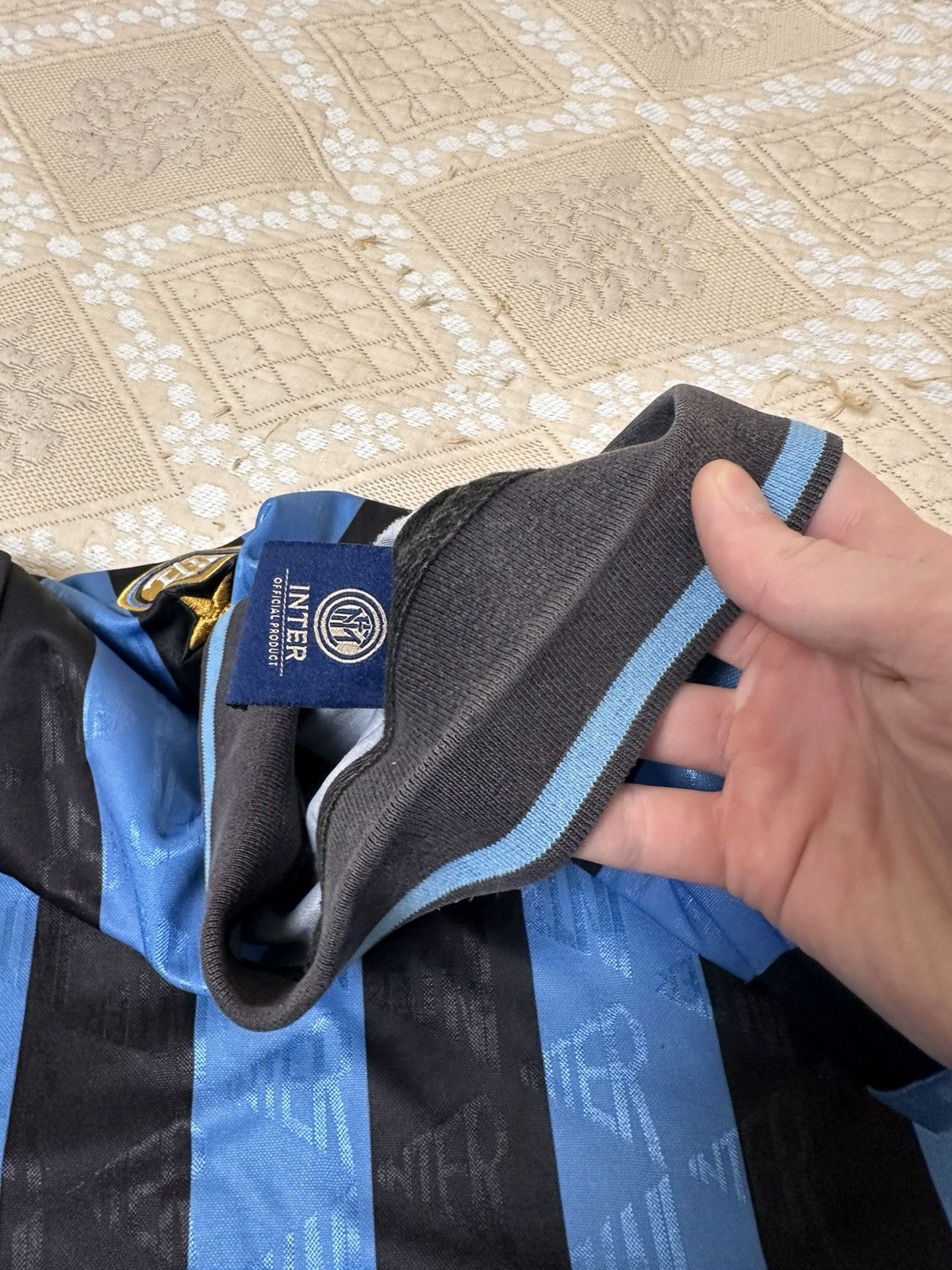 Vintage 🔥 Inter Milan Internazionale 1990 Jersey T Shirt Soccer Size US L / EU 52-54 / 3 - 7 Thumbnail