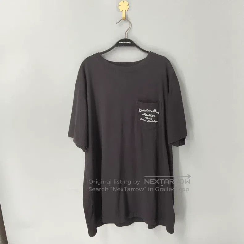 Dior Dior Pocket letter embroidery round-neck short-sleeved T-s Size US L / EU 52-54 / 3 - 1 Thumbnail