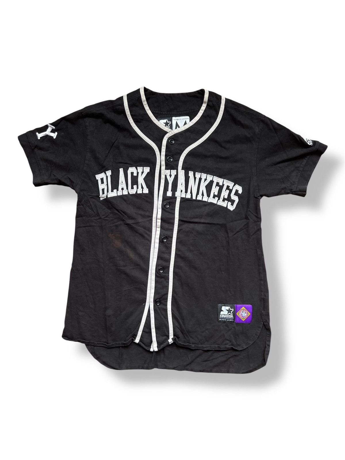 Starter Rare New York Black Yankees Baseball Jersey Starter Size M Size US M / EU 48-50 / 2 - 1 Thumbnail