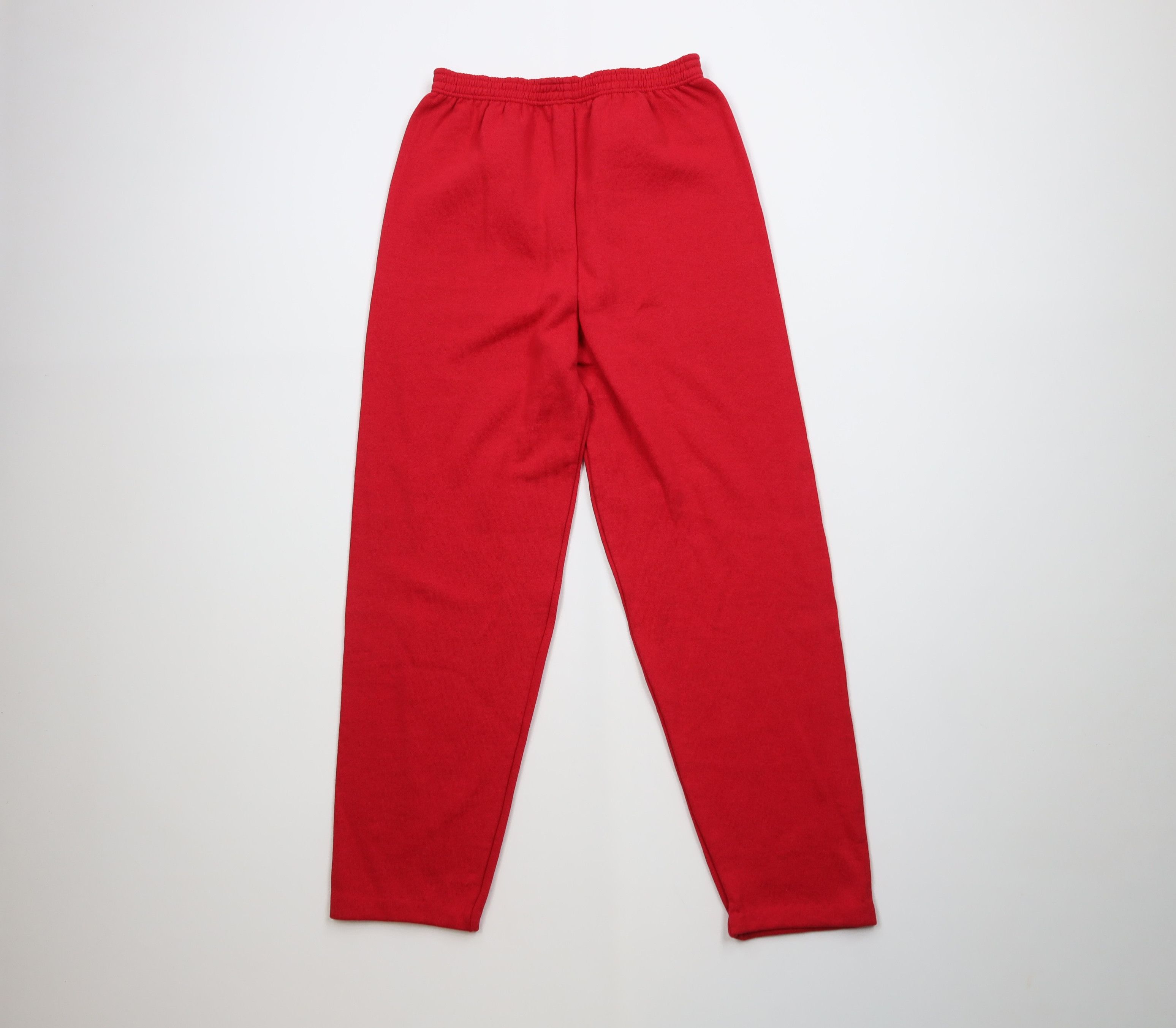 Vintage Vintage 90s Streetwear Tapered Sweatpants Pants Red USA Size 24" / US 00 / IT 34 - 8 Thumbnail