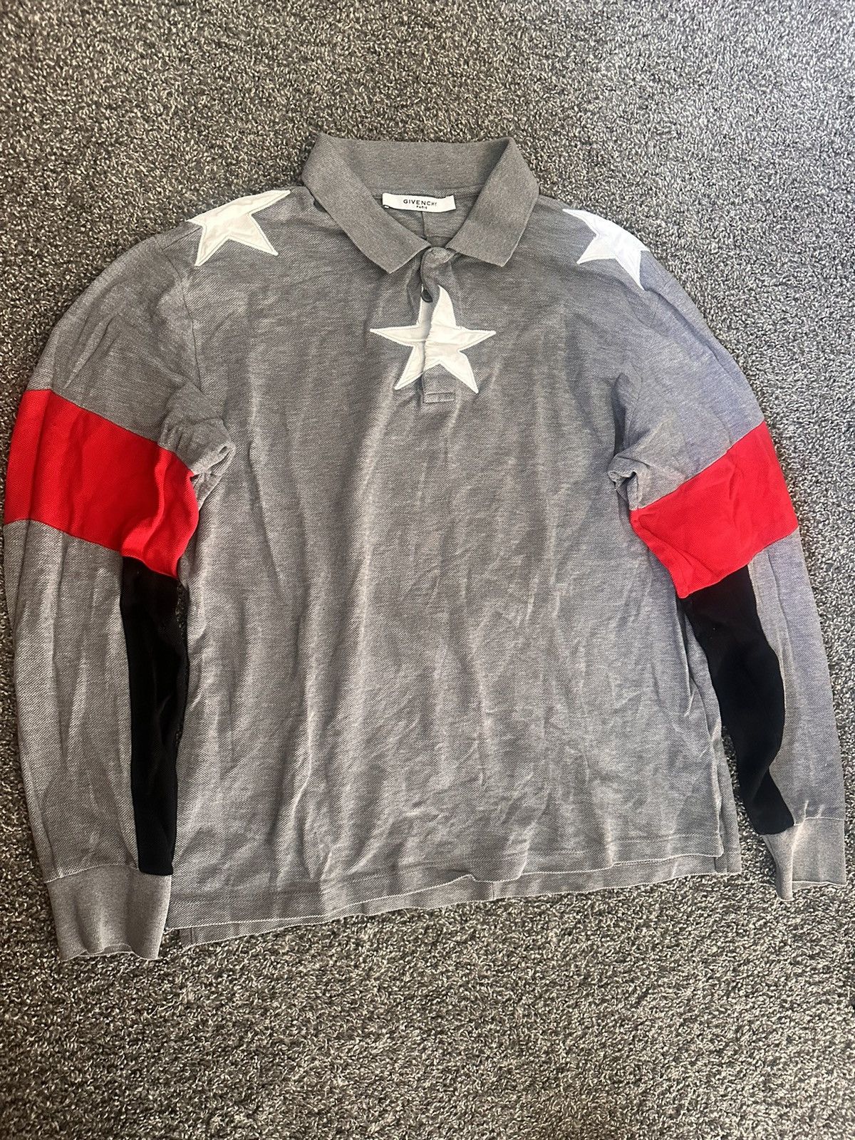 Givenchy Givenchy Star Patch Polo Shirt Grailed