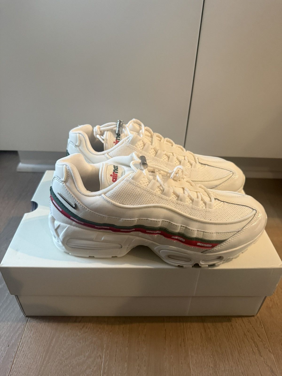 Nike × Undefeated ✅ Nike Air Max 95 SP x Undefeated White Sail US Size 11.5 DS Size US 11.5 / EU 44-45 - 5 Thumbnail