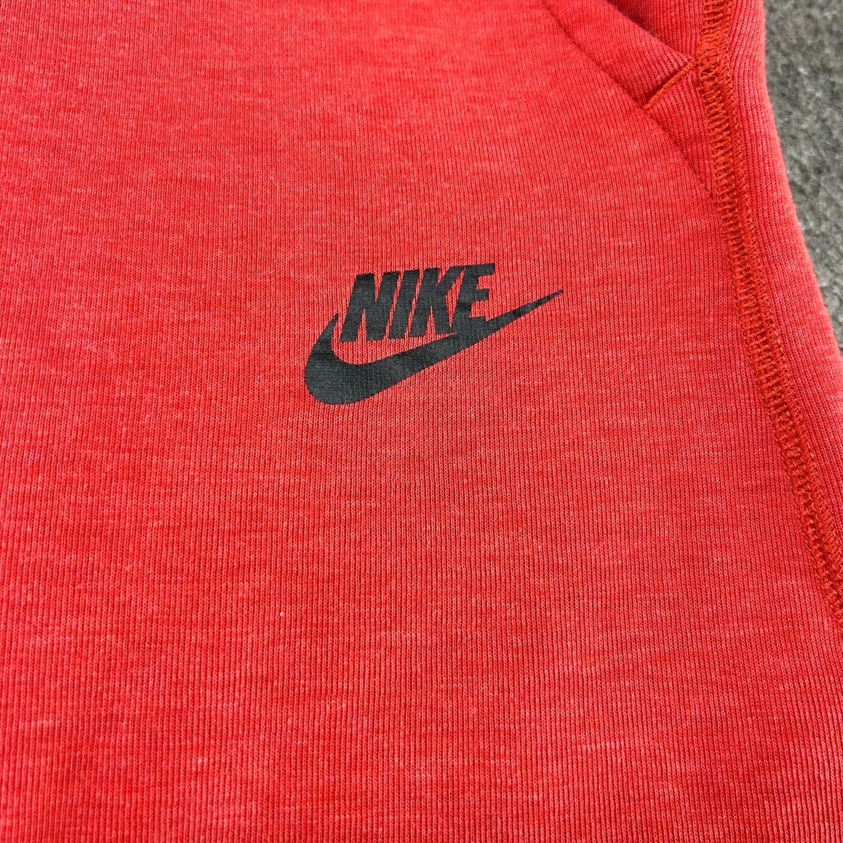 Nike VINTAGE? Nike Pants Mens M Red Sweat Jogger Tech Fleece Pockets Drawstring Swoosh Cotton Size US 31 - 5 Thumbnail